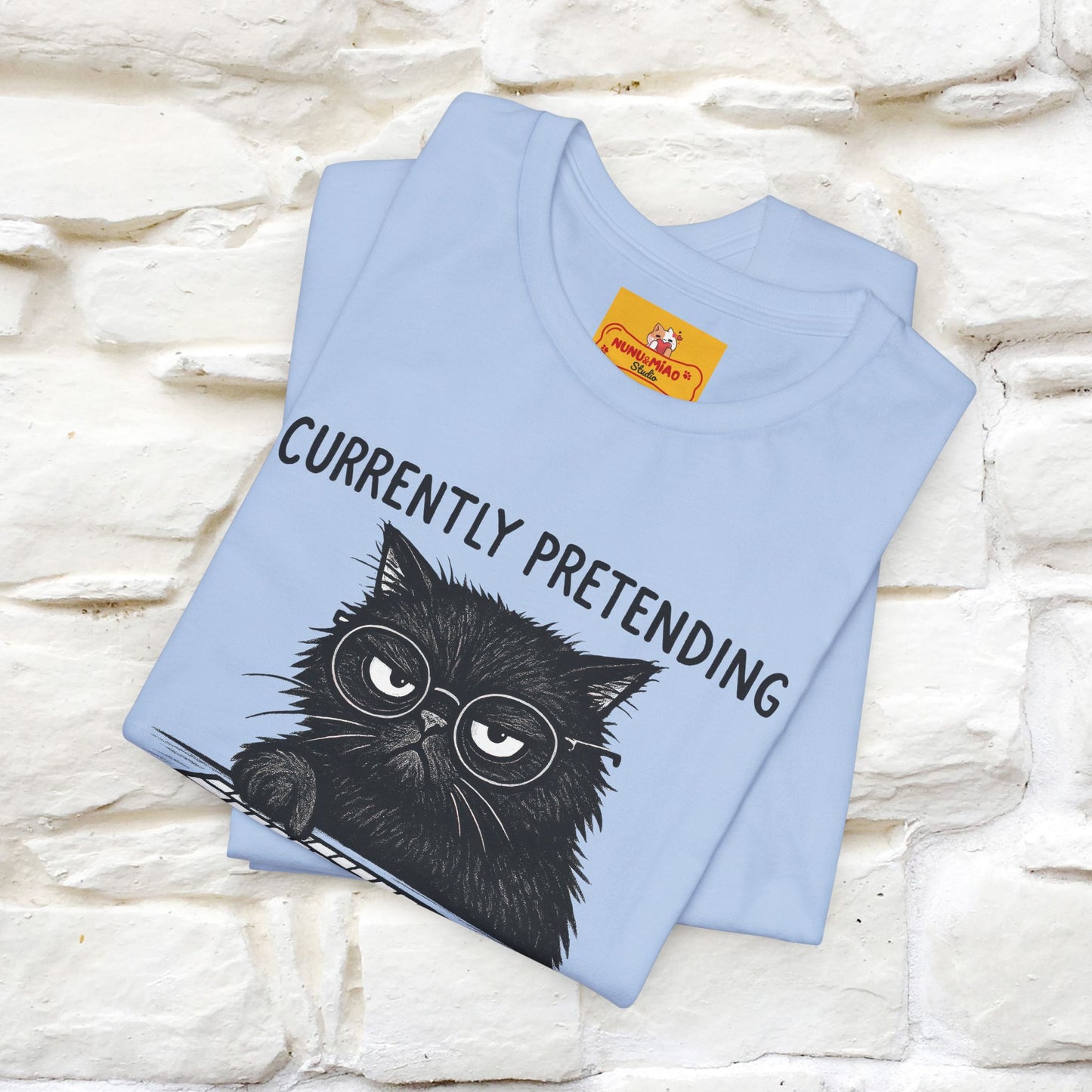 "Currently Pretending To Be Productive" |Cat T-Shirt | Nunu&Miao Studio