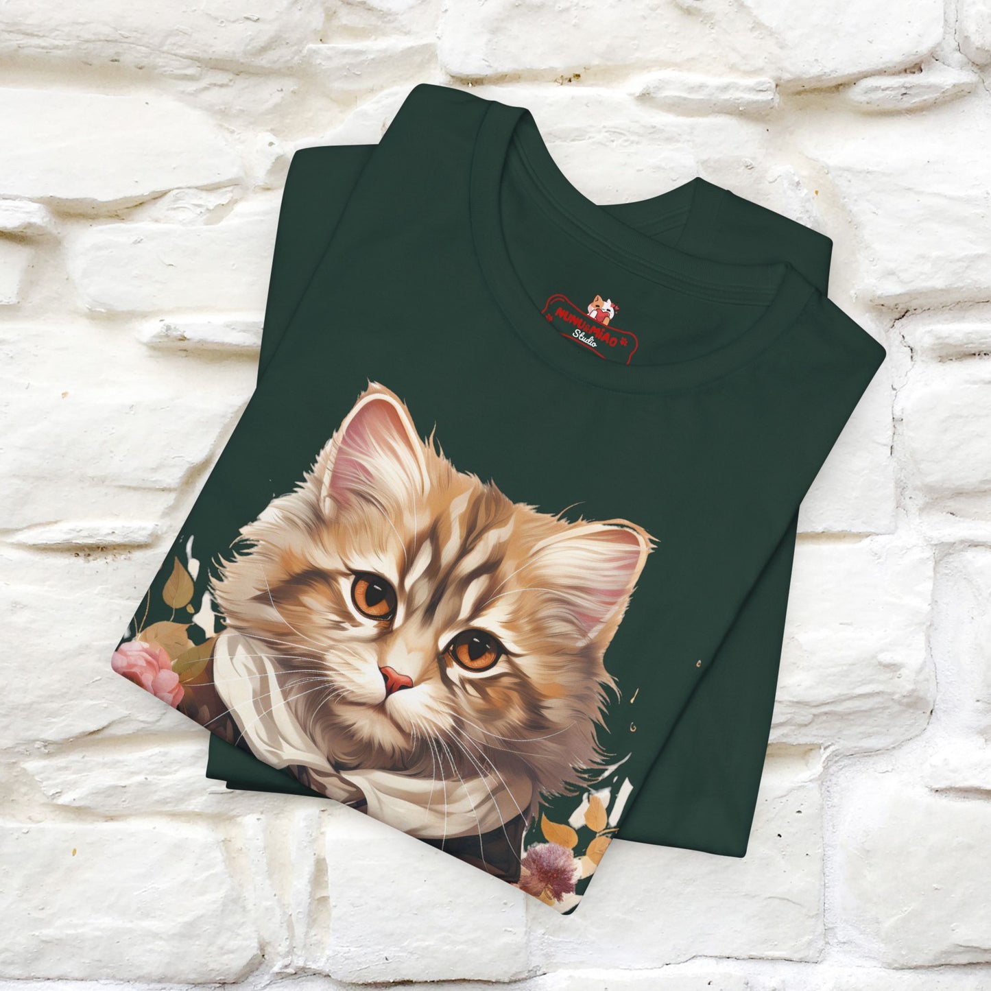 "Mr. Meow" Elegant Cat T-Shirt for Men & Women | 100% Cotton* - Nunu&Miao Studio