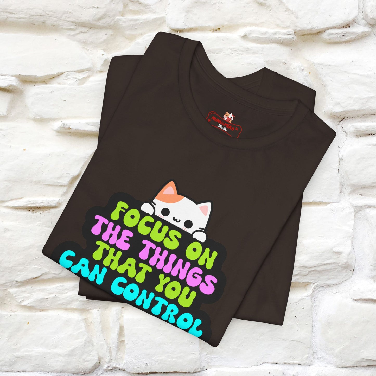 "Focus On The Things That You Can Control" T-shirt for Men & Women | 100% Cotton* - Nunu&Miao Studio