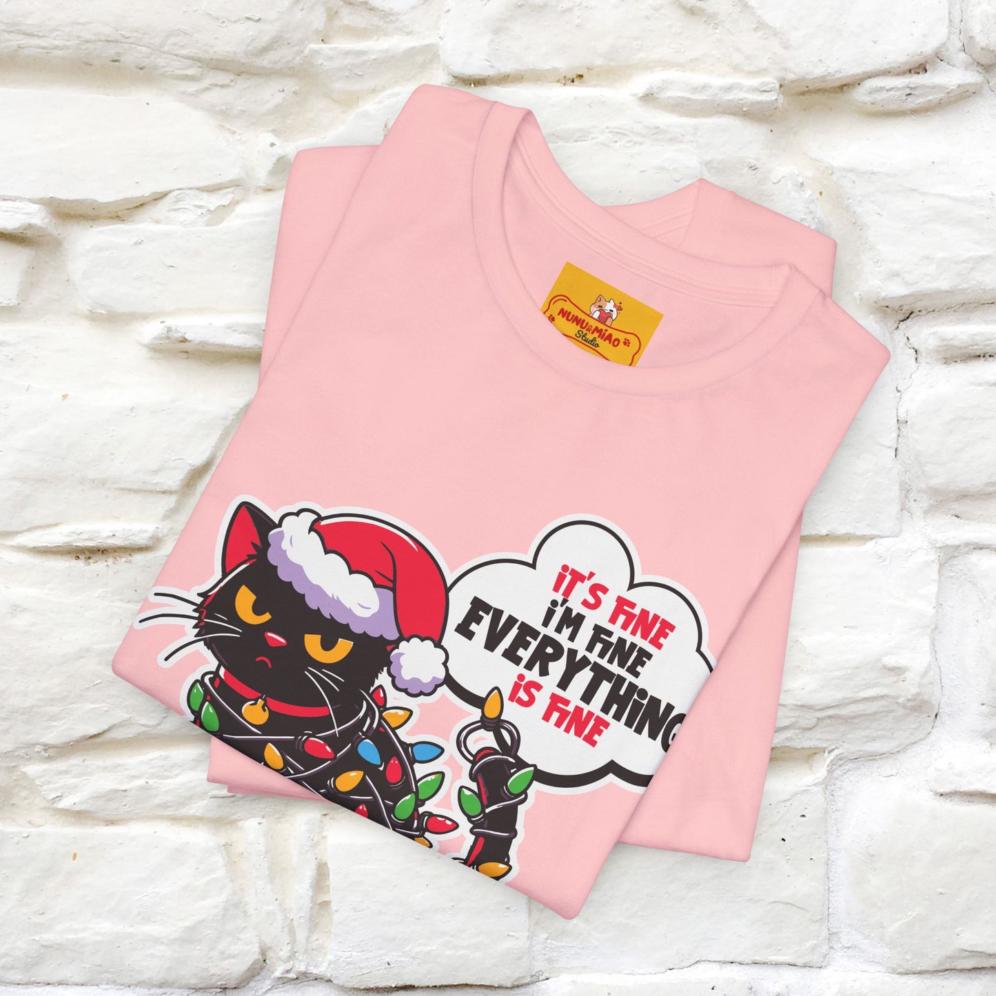 “Everything Is Fine..” | Cat T-Shirt | Nunu&Miao Studio