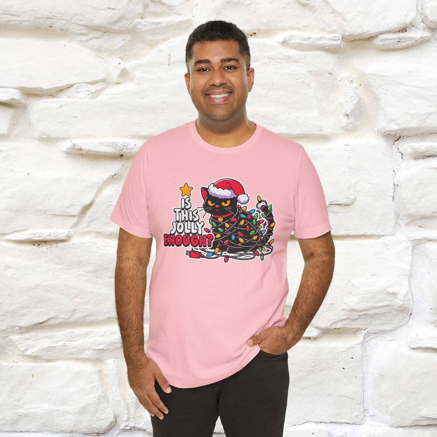“Is This Jolly Enough?” | Cat T-Shirt | Nunu&Miao Studio