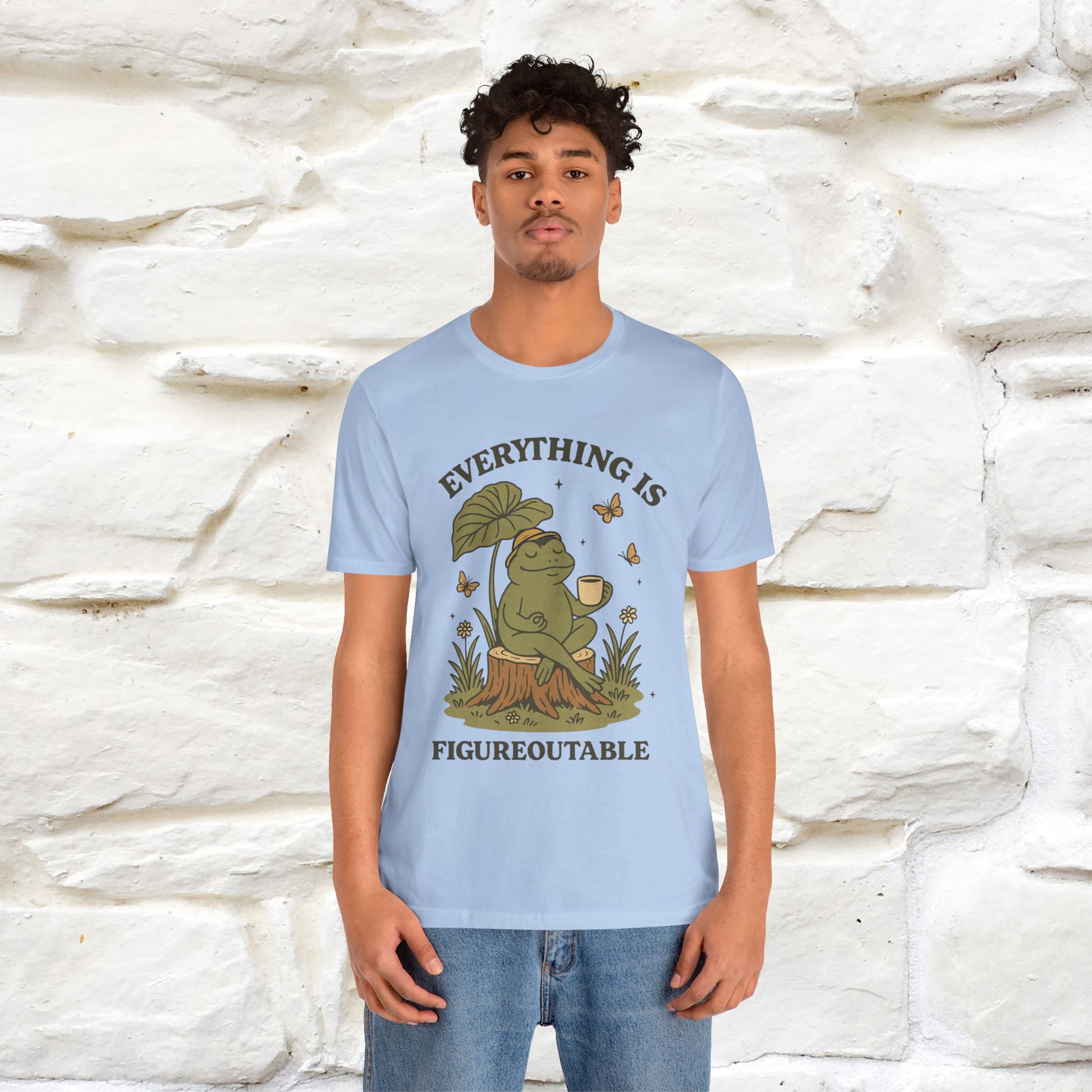 "Everything Is Fugureoutable"| Lifestyle Shirt |Nunu&Miao Studio - Nunu&Miao Studio