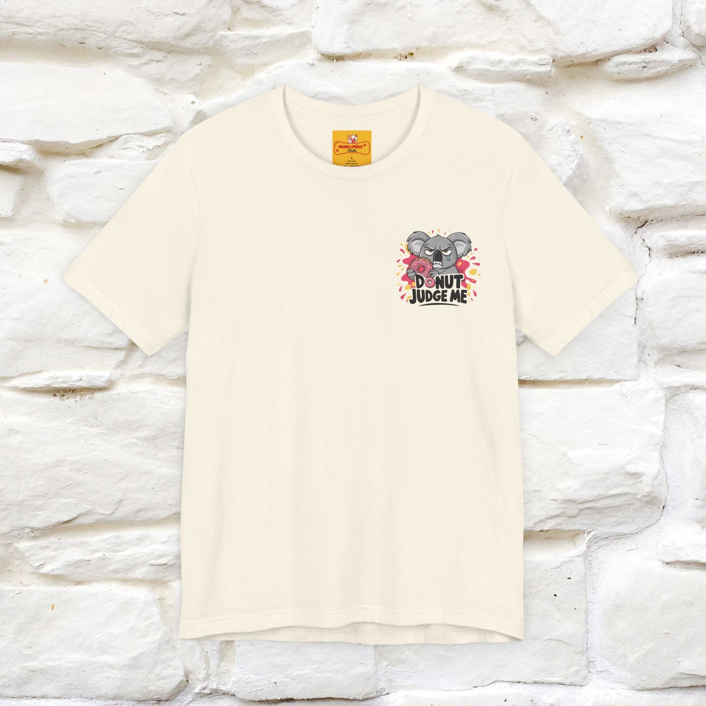 "Donut Judge Me " |Funny T-Shirt | Front & Back Design | Nunu&Miao Studio