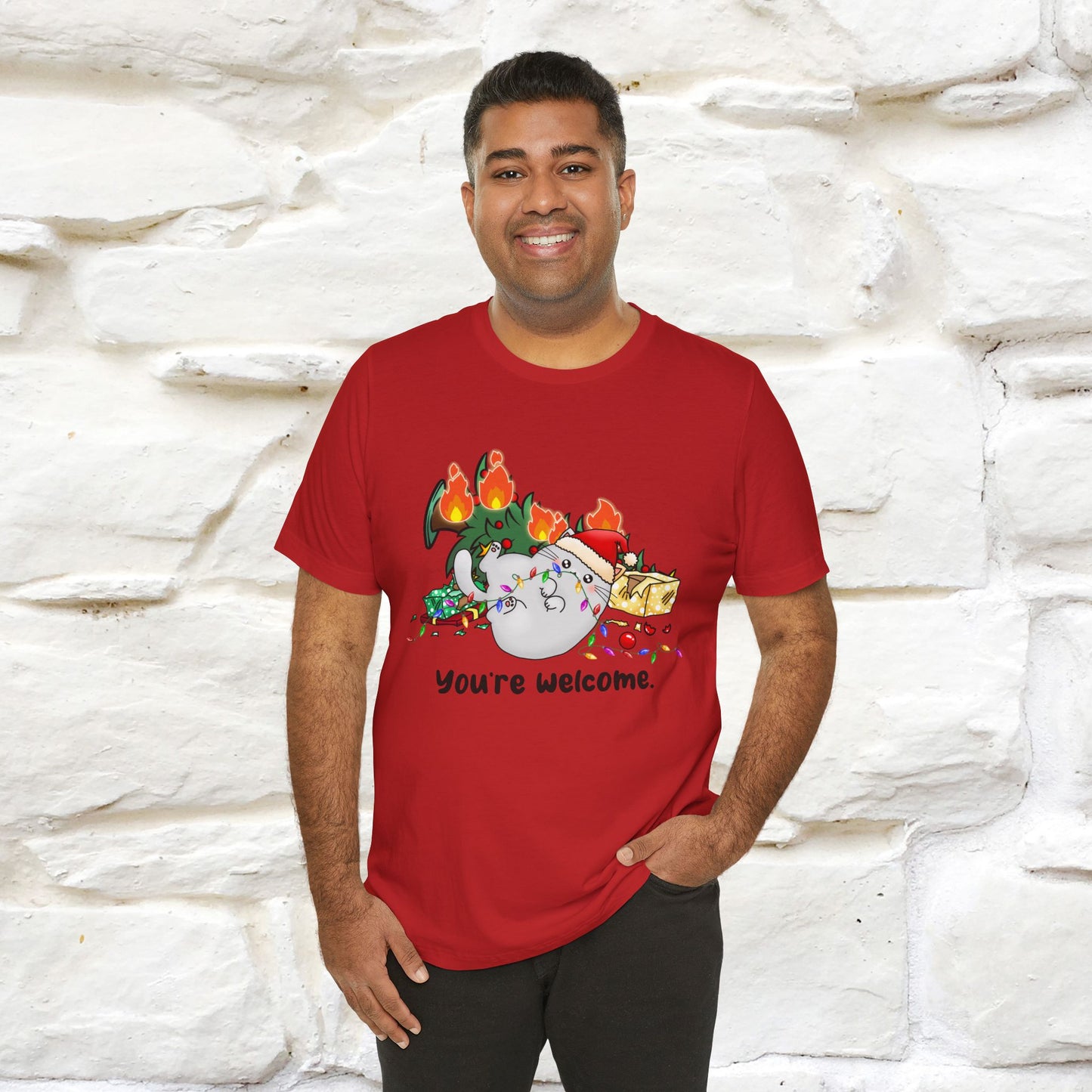You're Welcome | Sarcastic Cat Christmas Shirt |Nunu&Miao Studio - Nunu&Miao Studio