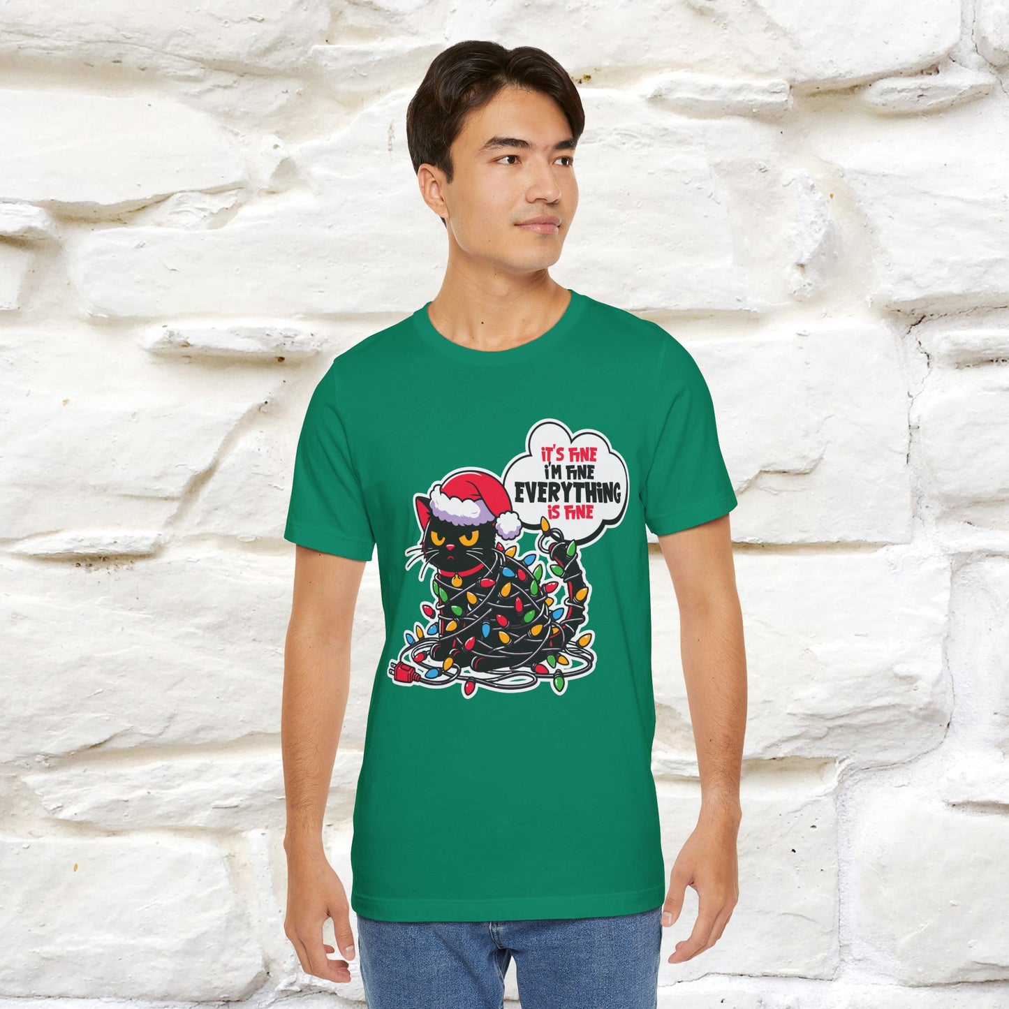 “Everything Is Fine..” | Cat T-Shirt | Nunu&Miao Studio