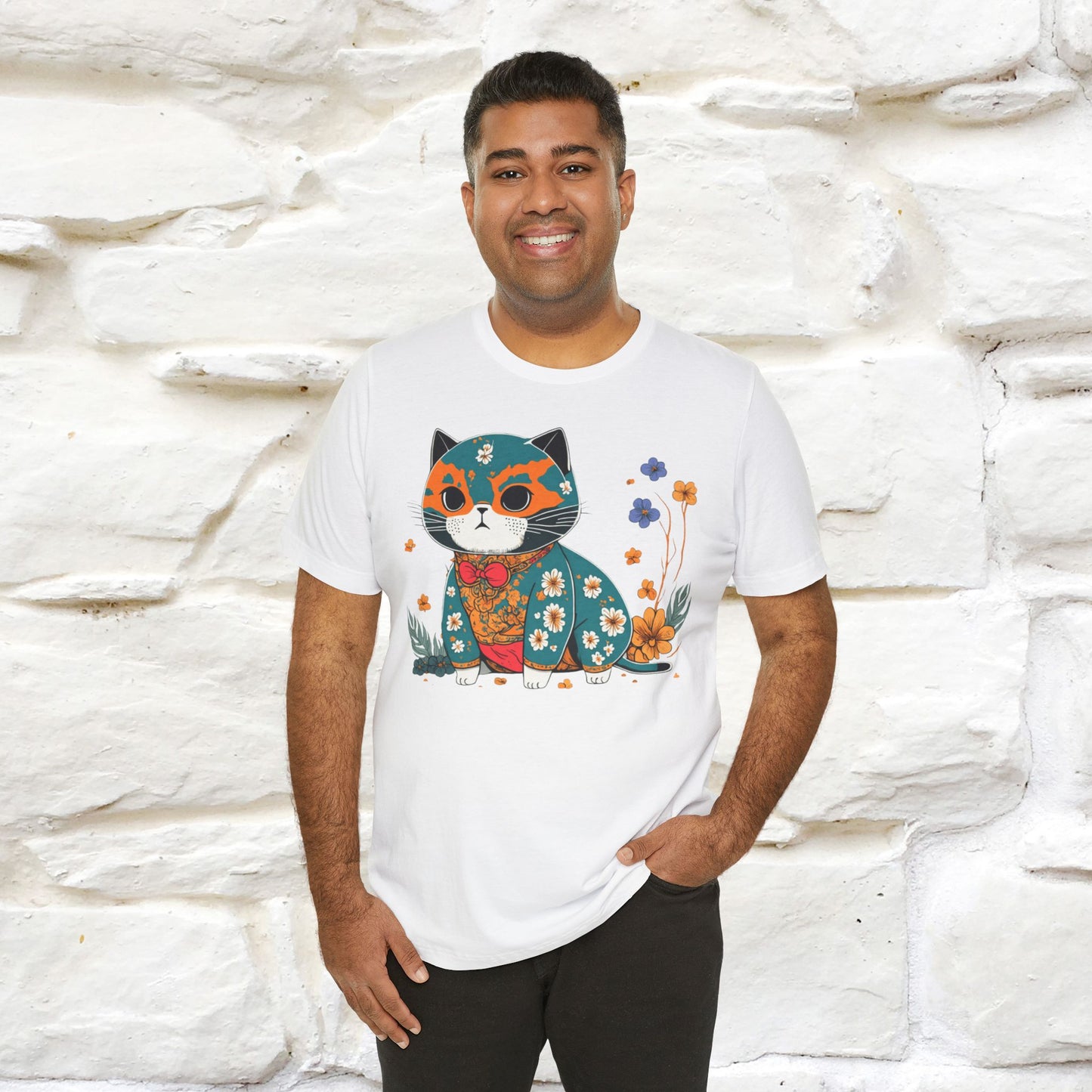 Zen Garden Cat: Japanese-Inspired T-Shirt for Men & Women | 100% Cotton* - Nunu&Miao Studio