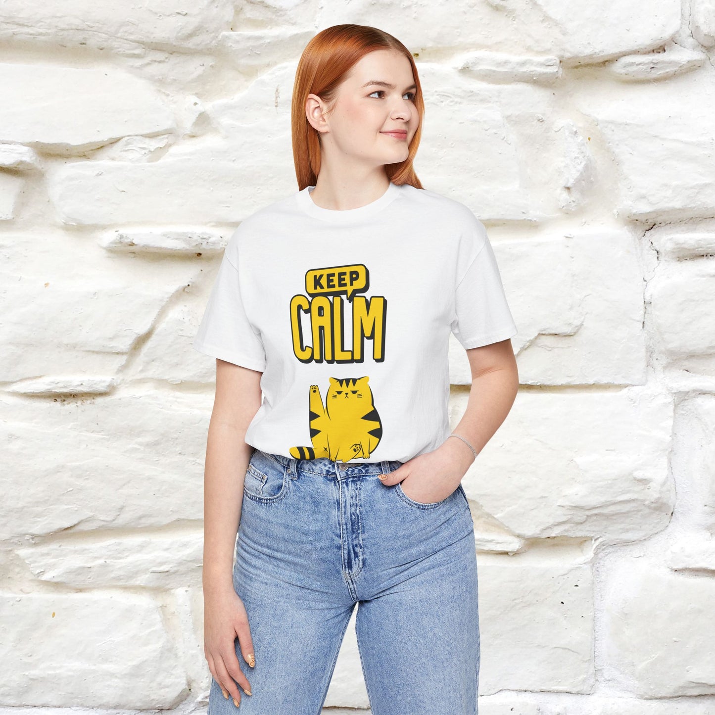 "Keep..." | Cat T-Shirt | Nunu&Miao Studio