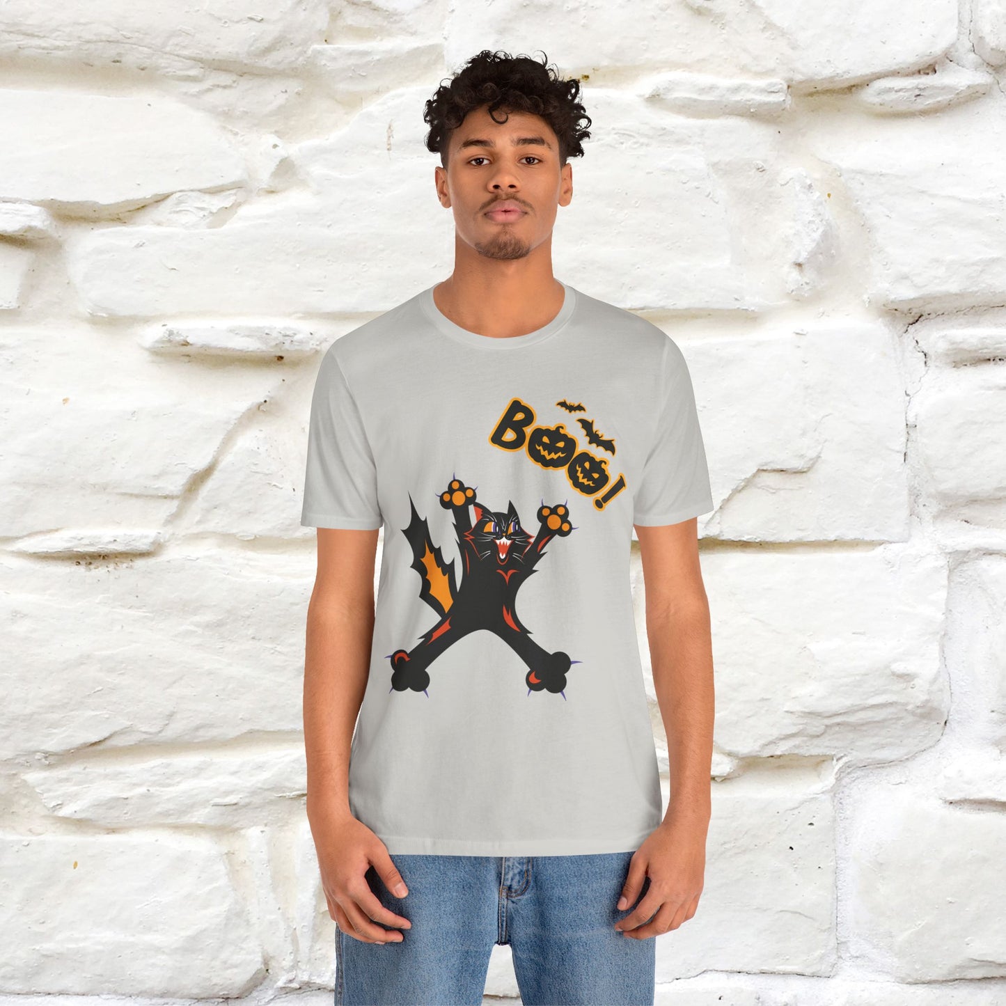 "Boo" Cat T-shirt |Nunu&Miao Studio
