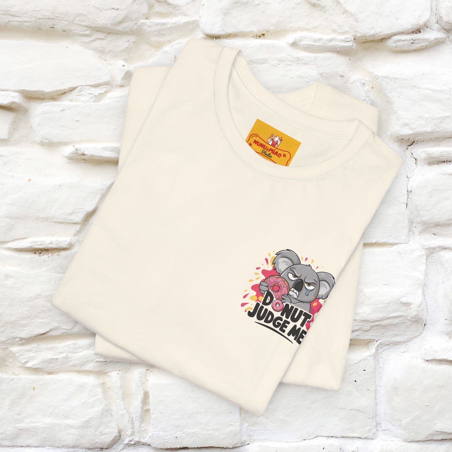 "Donut Judge Me " |Funny T-Shirt | Front & Back Design | Nunu&Miao Studio