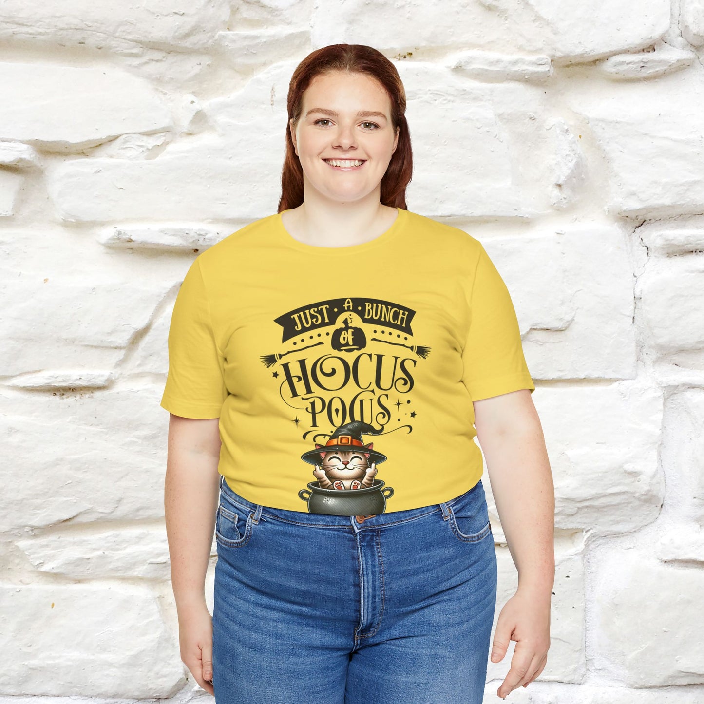 "Just A Bunch Of Hocus Pocus" Cat T-shirt |Nunu&Miao Studio - Nunu&Miao Studio