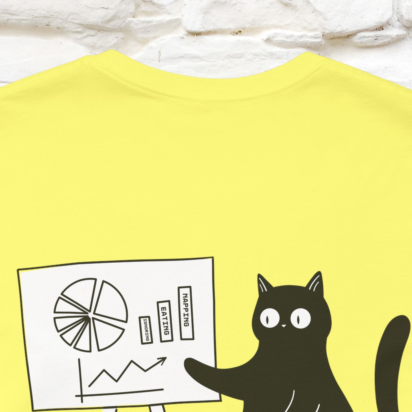 “Trust me, I’m statistically significant.”| Cat T-Shirt | Front & Back Design | Nunu&Miao Studio
