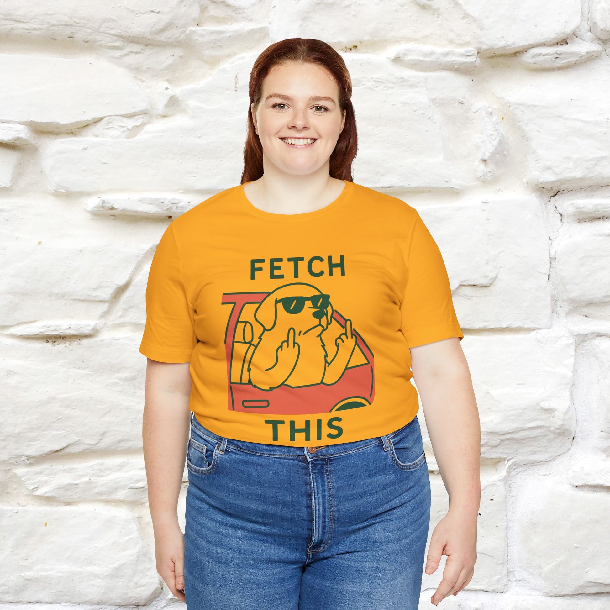 "Fetch This" Funny Dog T-shirt |Nunu&Miao Studio - Nunu&Miao Studio