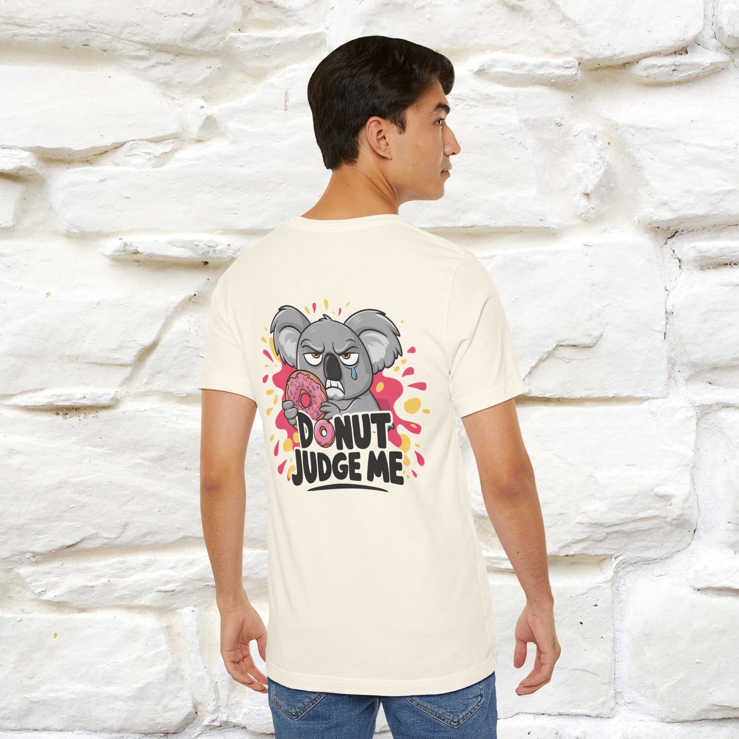"Donut Judge Me " |Funny T-Shirt | Front & Back Design | Nunu&Miao Studio