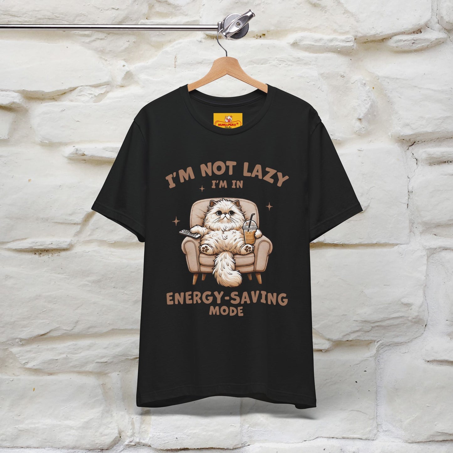 "I'm Not Lazy I'm In Energy-Saving Mode " Cat T-shirt |Nunu&Miao Studio
