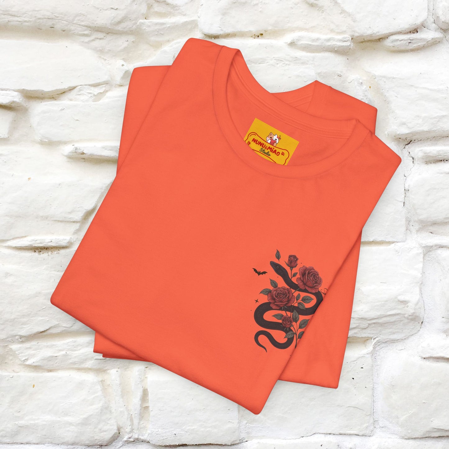 "The Rose and The Snake " Halloween T-shirt |Nunu&Miao Studio