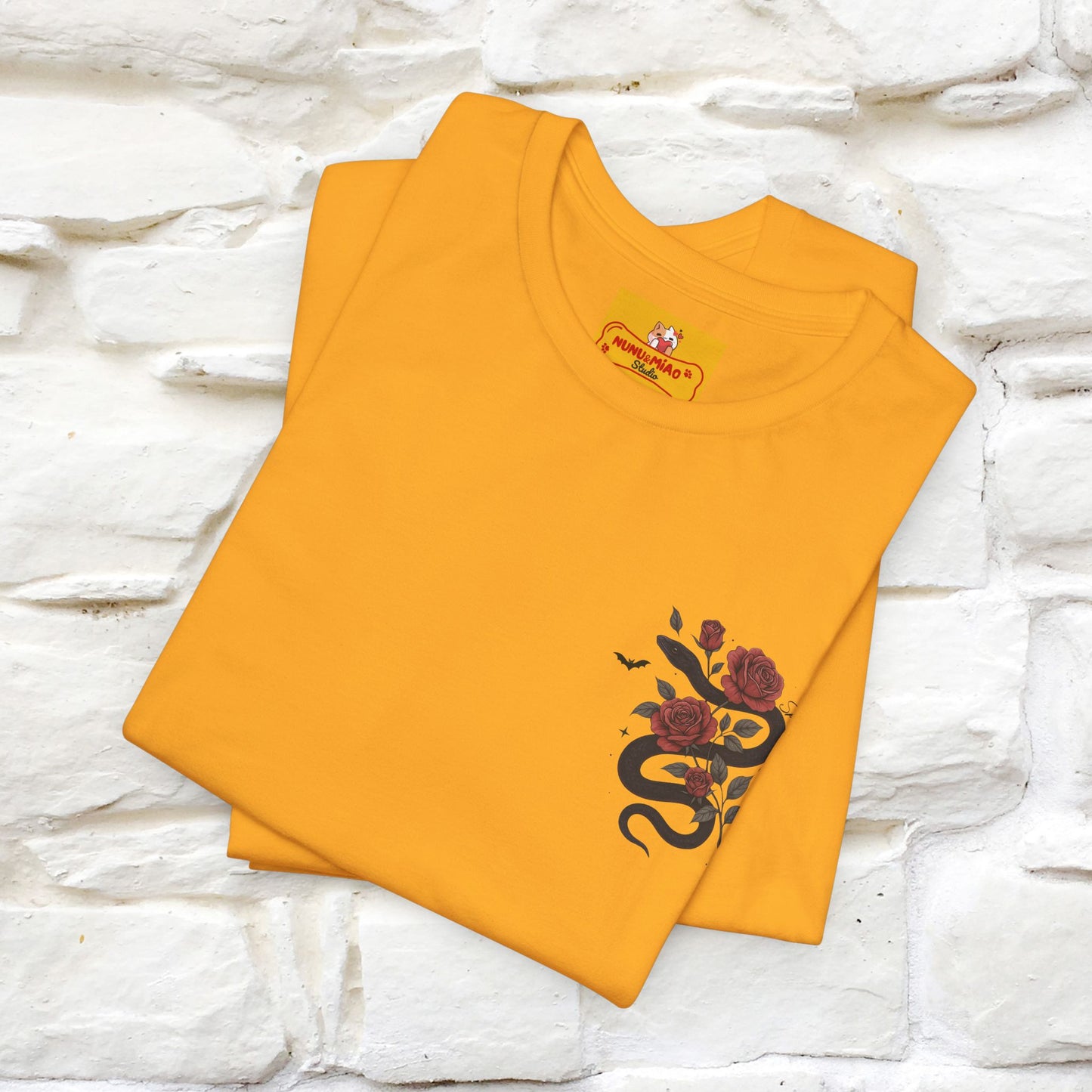"The Rose and The Snake " Halloween T-shirt |Nunu&Miao Studio