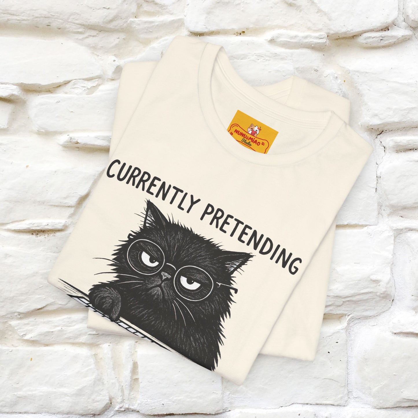"Currently Pretending To Be Productive" |Cat T-Shirt | Nunu&Miao Studio