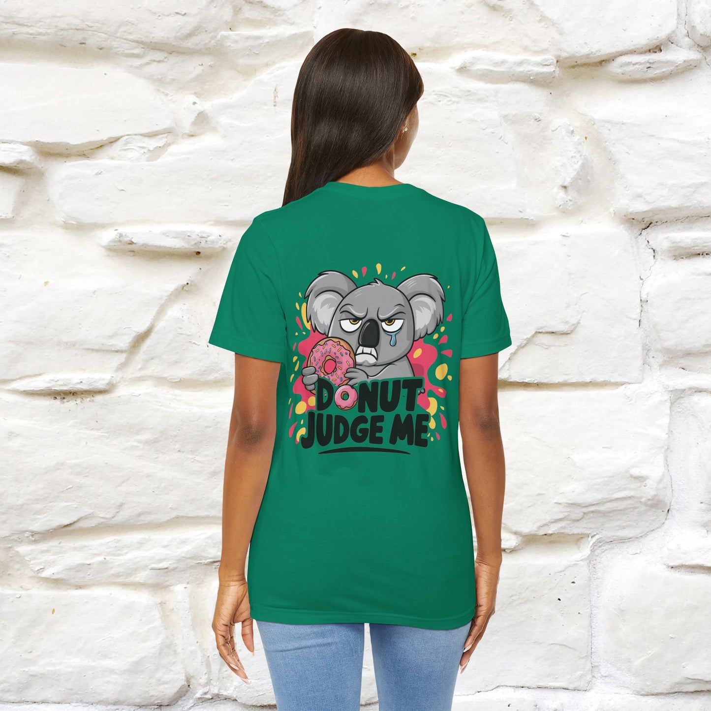"Donut Judge Me " |Funny T-Shirt | Front & Back Design | Nunu&Miao Studio