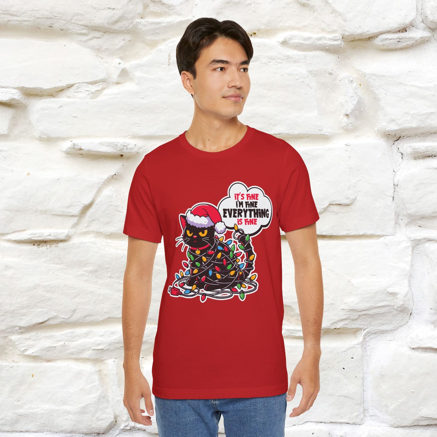 “Everything Is Fine..” | Cat T-Shirt | Nunu&Miao Studio