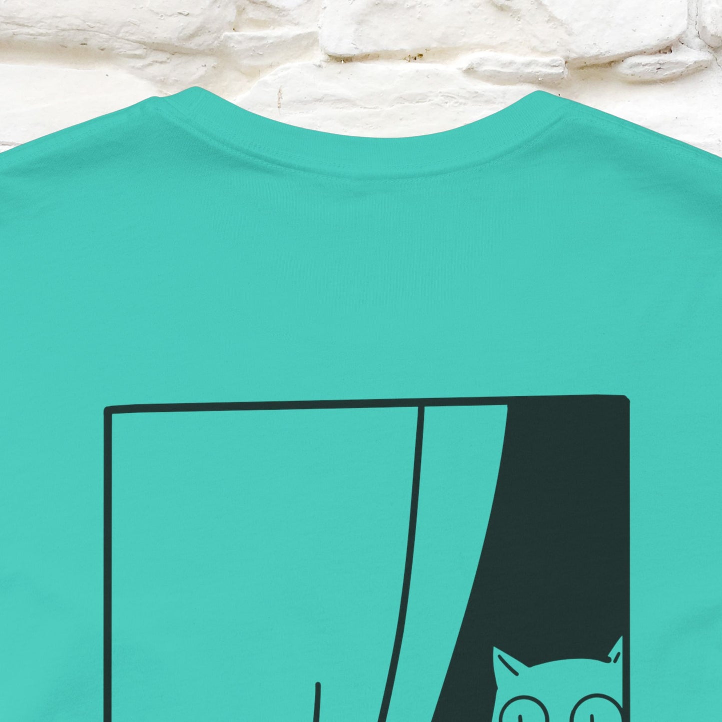 “Don’t trust atoms… they make up everything.” | Cat T-Shirt | Front & Back Design | Nunu&Miao Studio