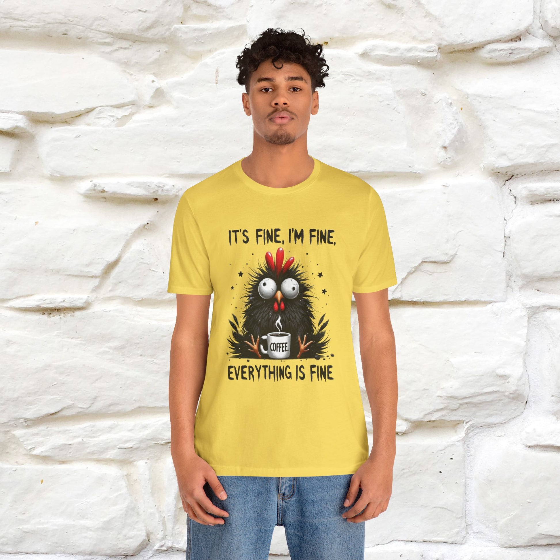 "Everything Is Fine" |Funny T-Shirt | Nunu&Miao Studio - Nunu&Miao Studio