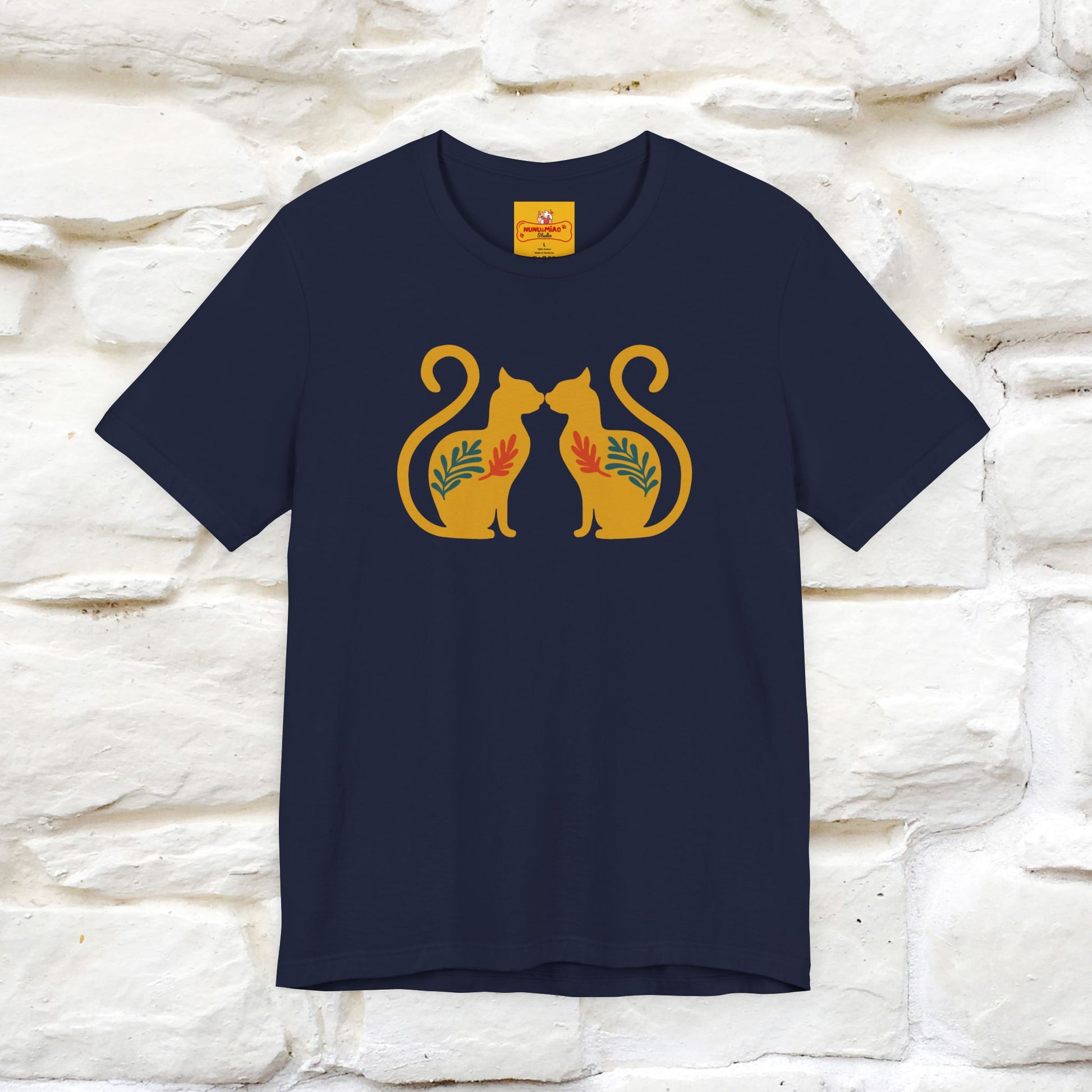 ''Power'' | Cat T-Shirt Front and Back Design | Nunu&Miao Studio - Nunu&Miao Studio