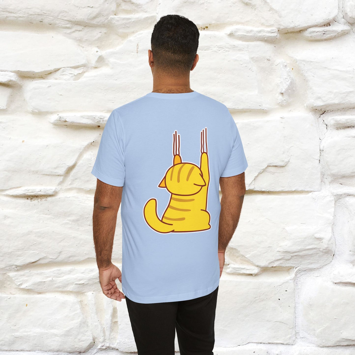 "It's Meawday" Cat T-shirt | Front & Back Design | Nunu&Miao Studio - Nunu&Miao Studio