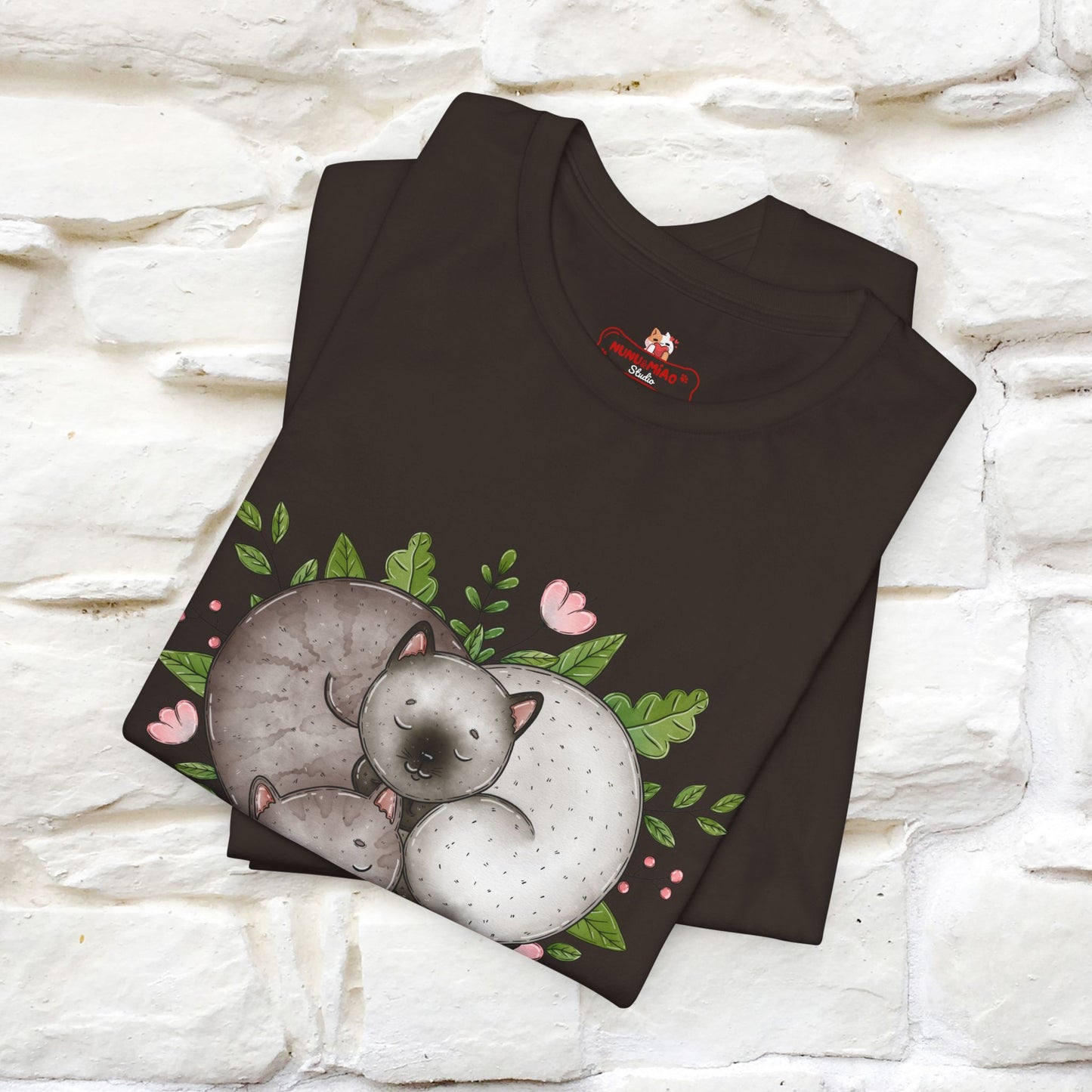 "All You Need Is Love" Cat T-Shirt | 100% Cotton* | Adorable Cat Apparel for Men & Women