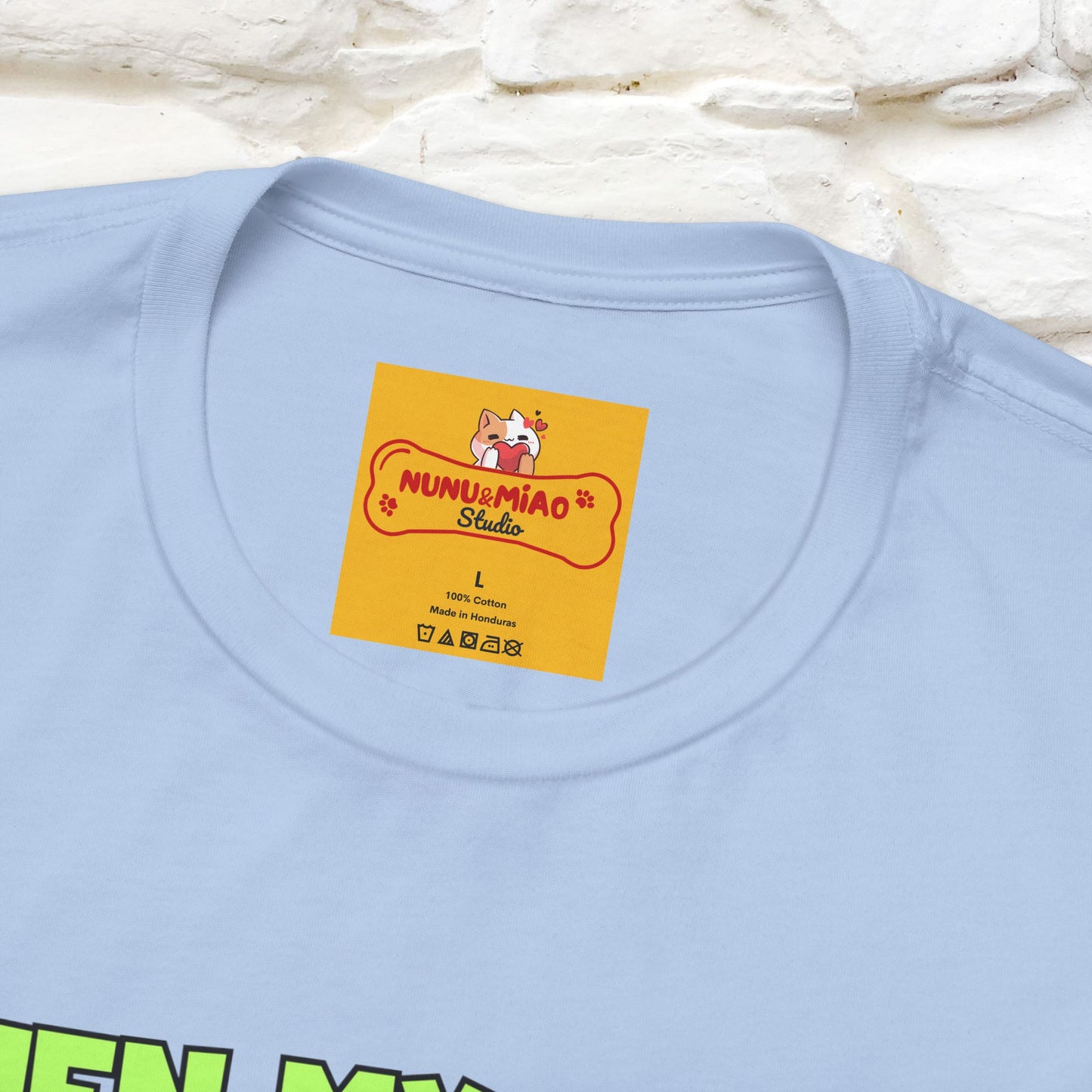 "When My Sister Cooks" Funny Cat T-shirt |Nunu&Miao Studio