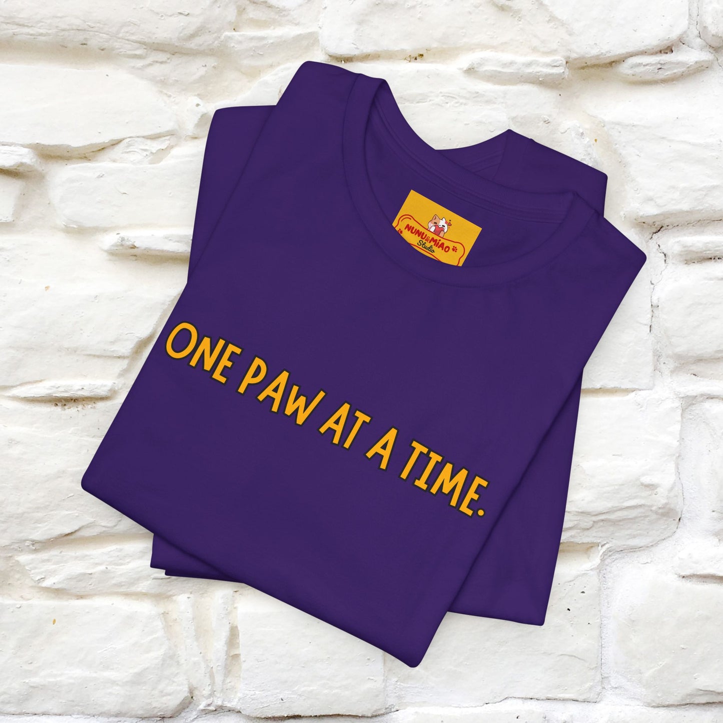 "Life Is A Journey'' Cat T-Shirt | Front & Back Design | Nunu&Miao Studio