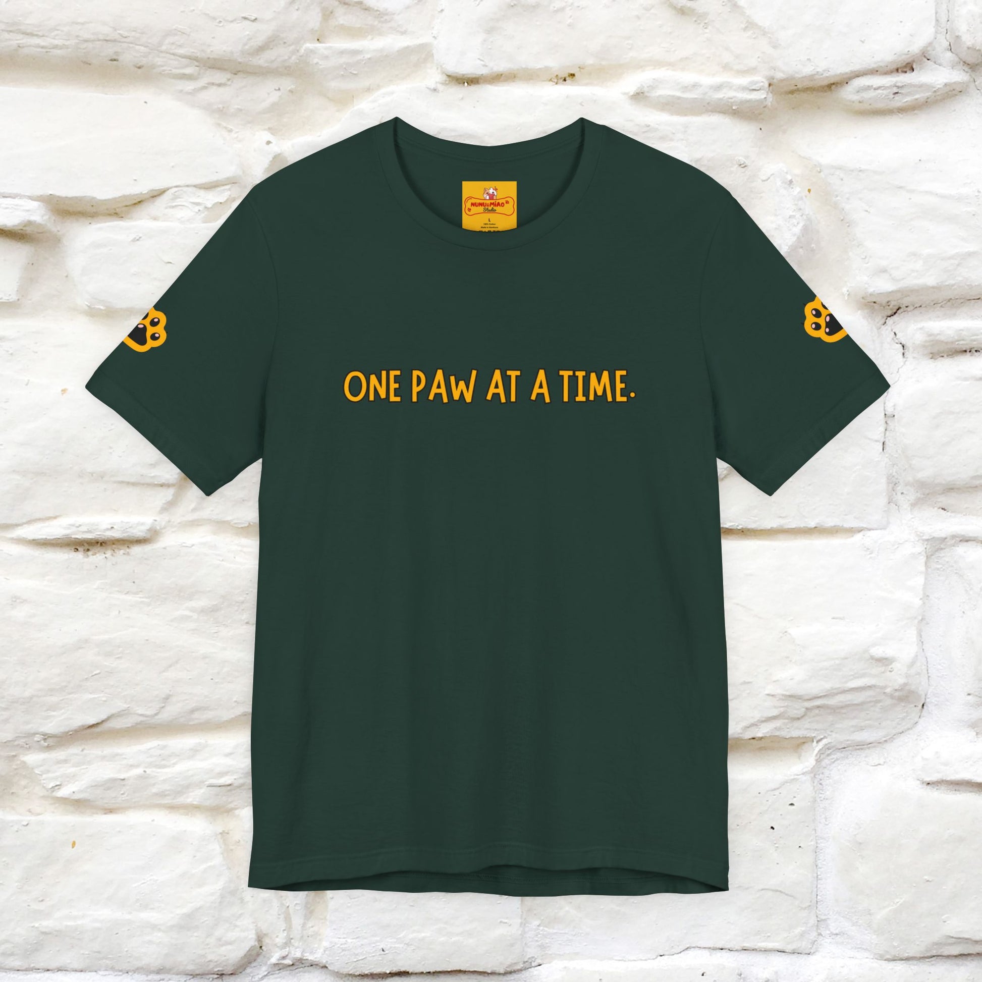 "Life Is A Journey'' Cat T-Shirt | Front & Back Design | Nunu&Miao Studio - Nunu&Miao Studio