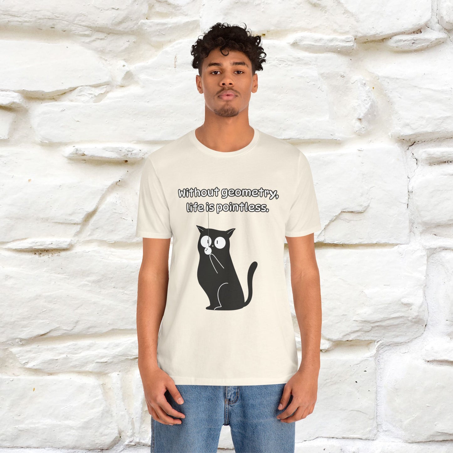 ''Without geometry, life is pointless.''| Funny T-Shirt | Nunu&Miao Studio