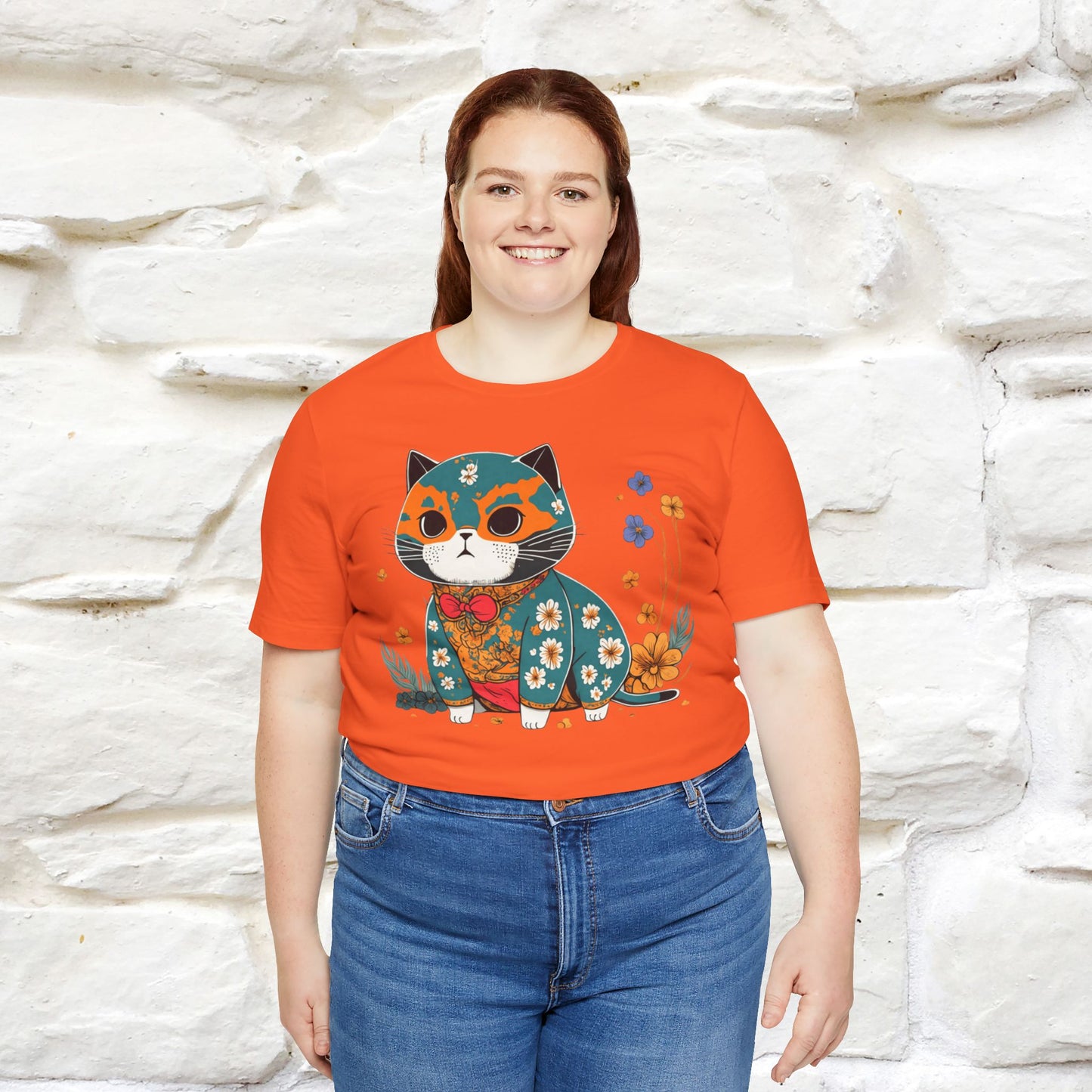 Zen Garden Cat: Japanese-Inspired T-Shirt for Men & Women | 100% Cotton* - Nunu&Miao Studio