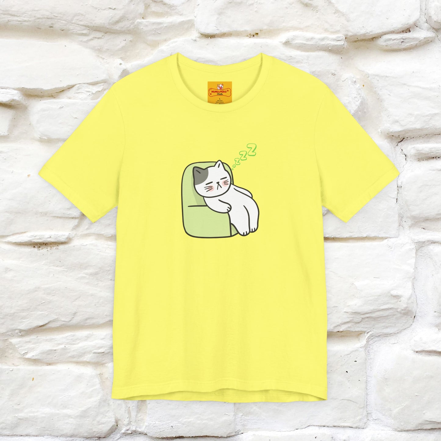 "Keep going… the couch isn’t going to nap on itself." Cat T-Shirt| Front & Back Design | Nunu&Miao Studio