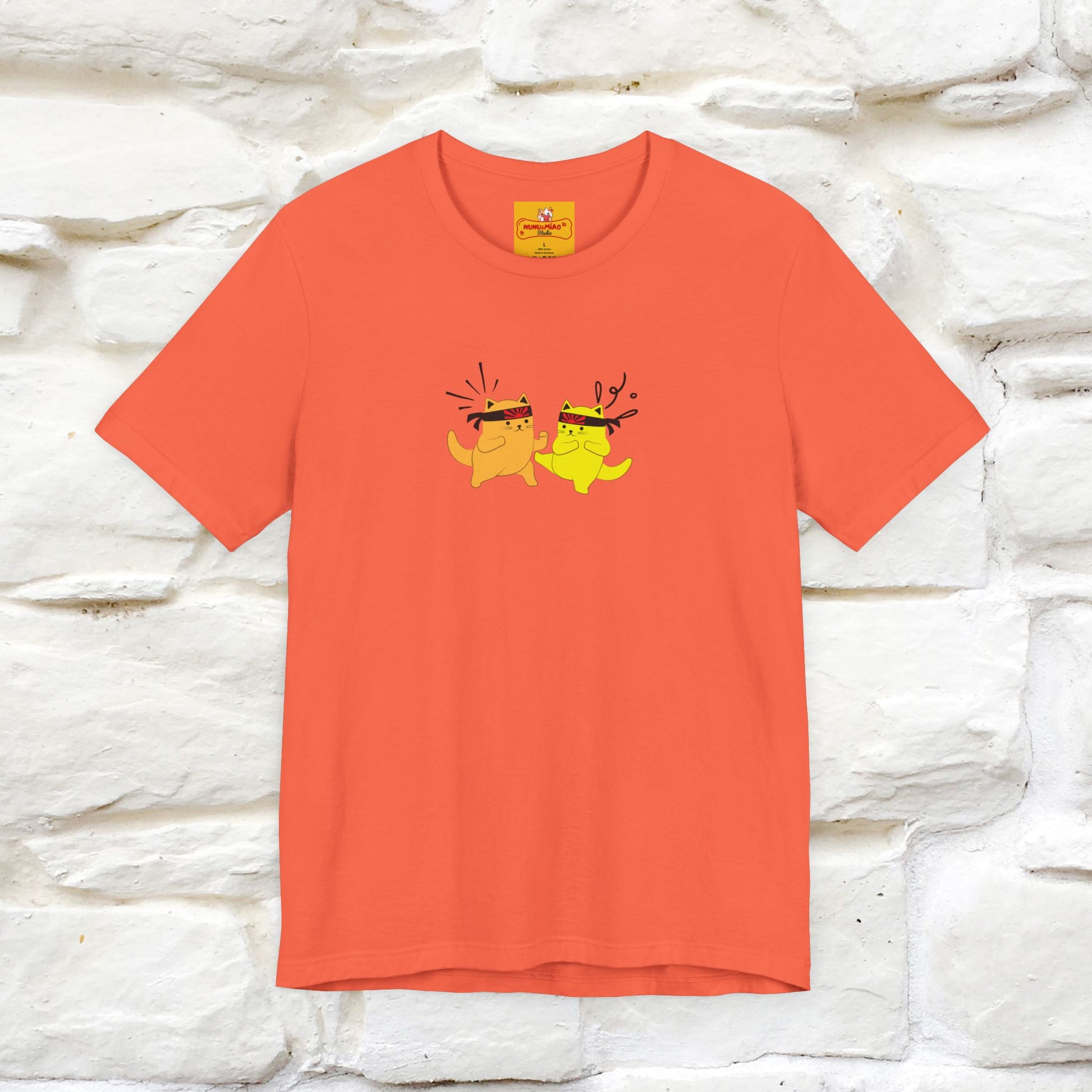 "You Have the Power to Protect Your Peace" Cat T-Shirt| Front & Back Design | Nunu&Miao Studio - Nunu&Miao Studio