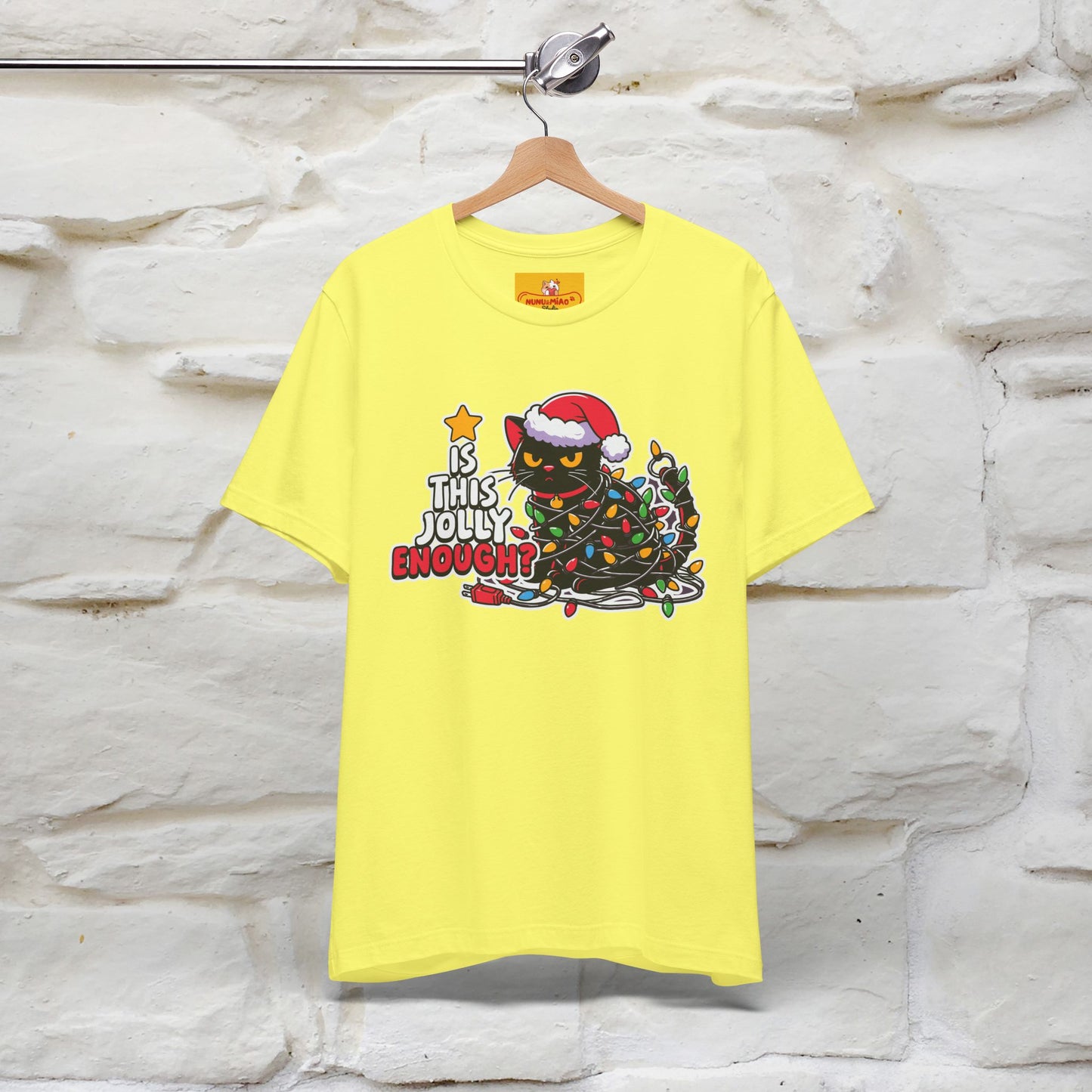 “Is This Jolly Enough?” | Cat T-Shirt | Nunu&Miao Studio