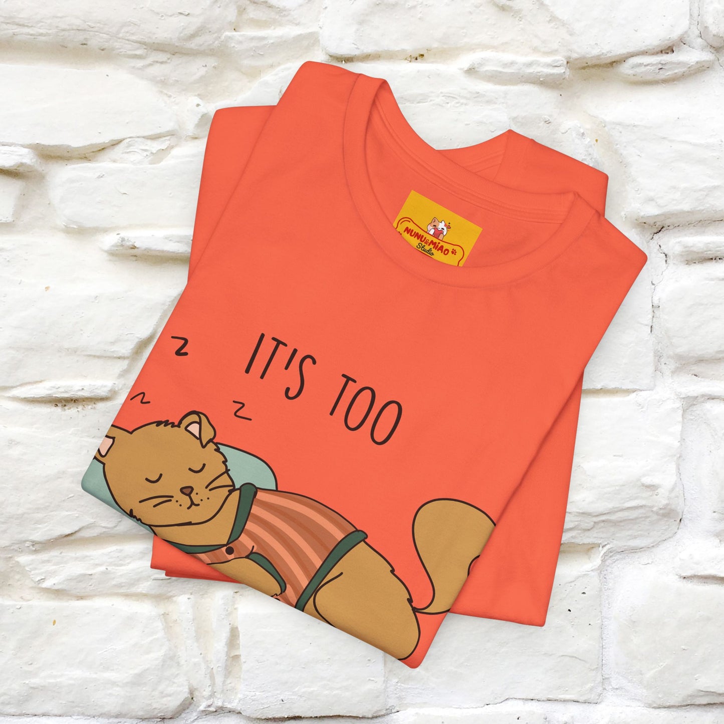 ''It’s Too Peopley Outside'' | Funny Cat T-Shirt | Nunu&Miao Studio
