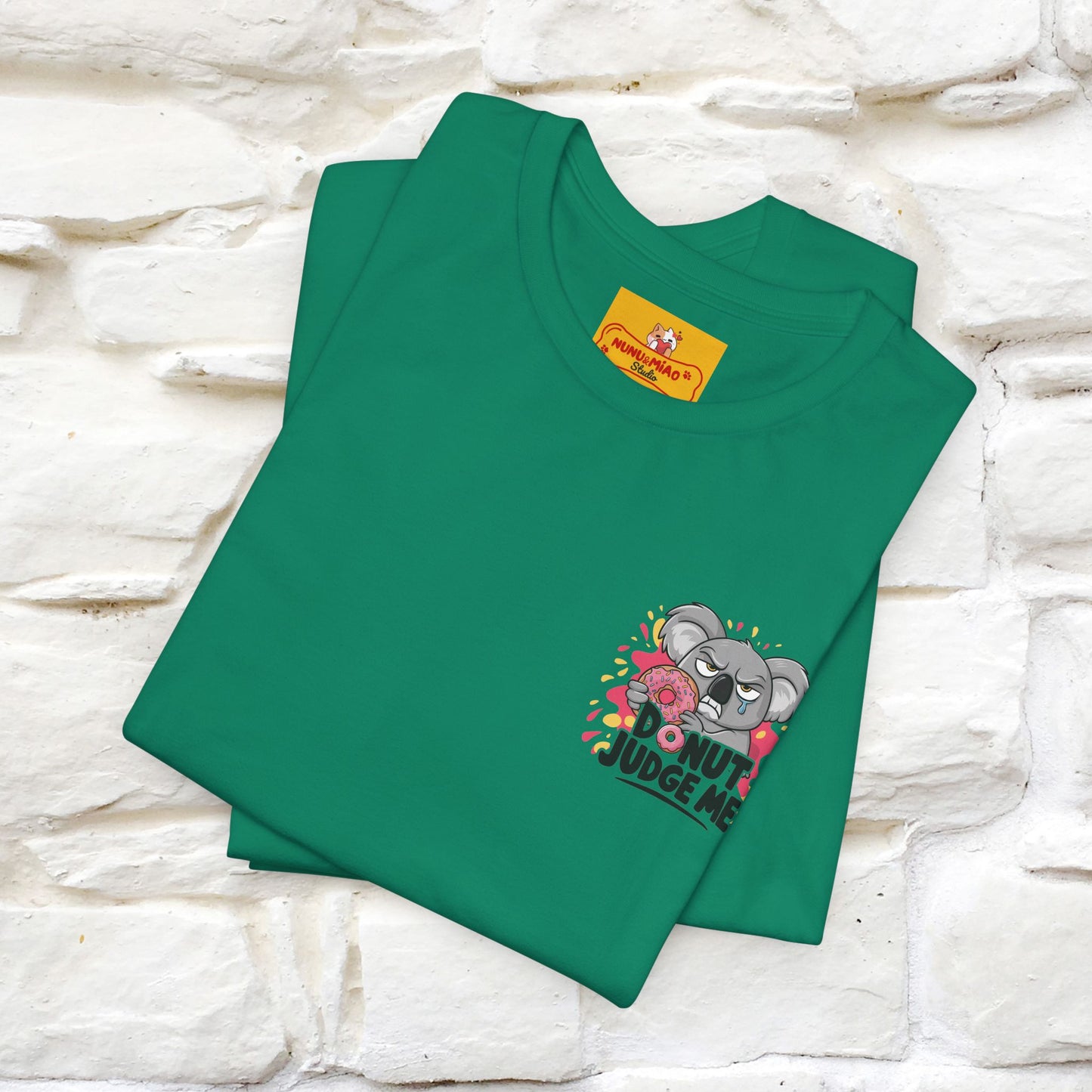 "Donut Judge Me " |Funny T-Shirt | Front & Back Design | Nunu&Miao Studio