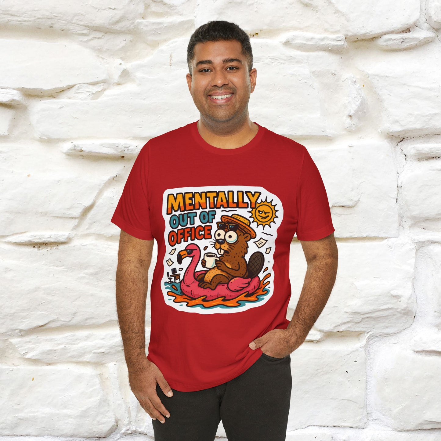 ''Mentally Out Of Office''| Sarcastic Cat T-Shirt | Nunu&Miao Studio