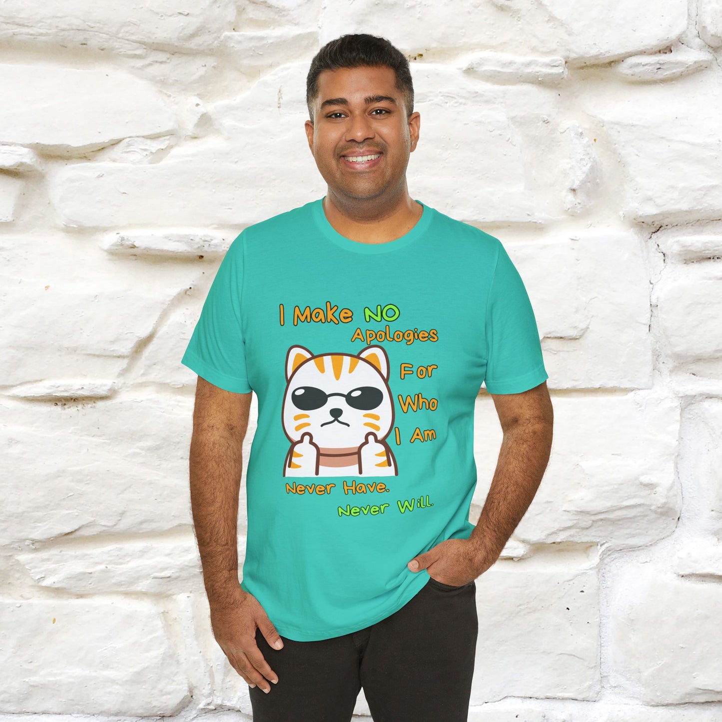 "I Make No Apologies... " |Cat T-Shirt | Nunu&Miao Studio