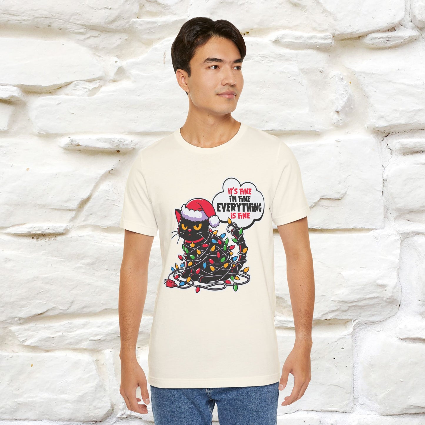 “Everything Is Fine..” | Cat T-Shirt | Nunu&Miao Studio