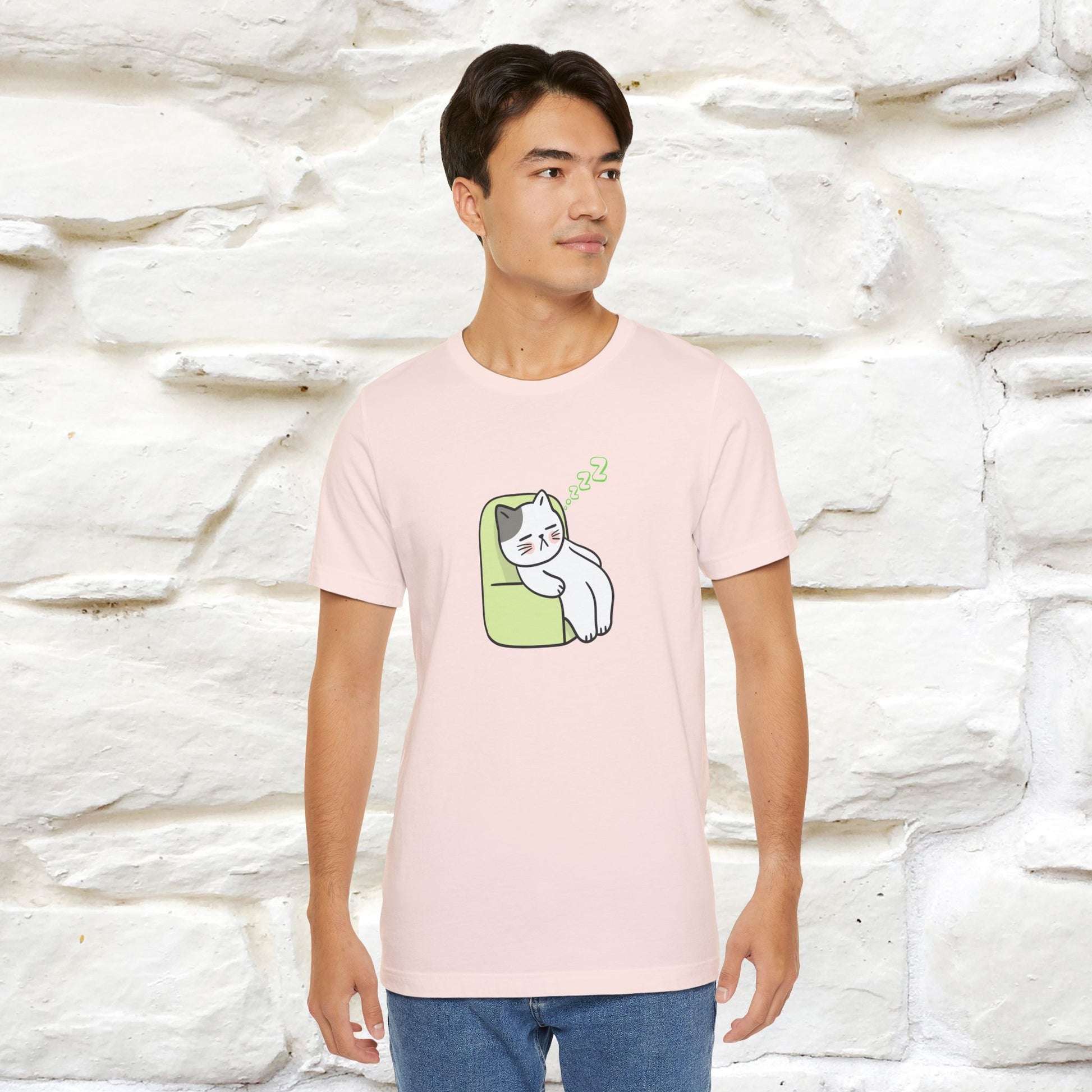"Keep going… the couch isn’t going to nap on itself." Cat T-Shirt| Front & Back Design | Nunu&Miao Studio - Nunu&Miao Studio