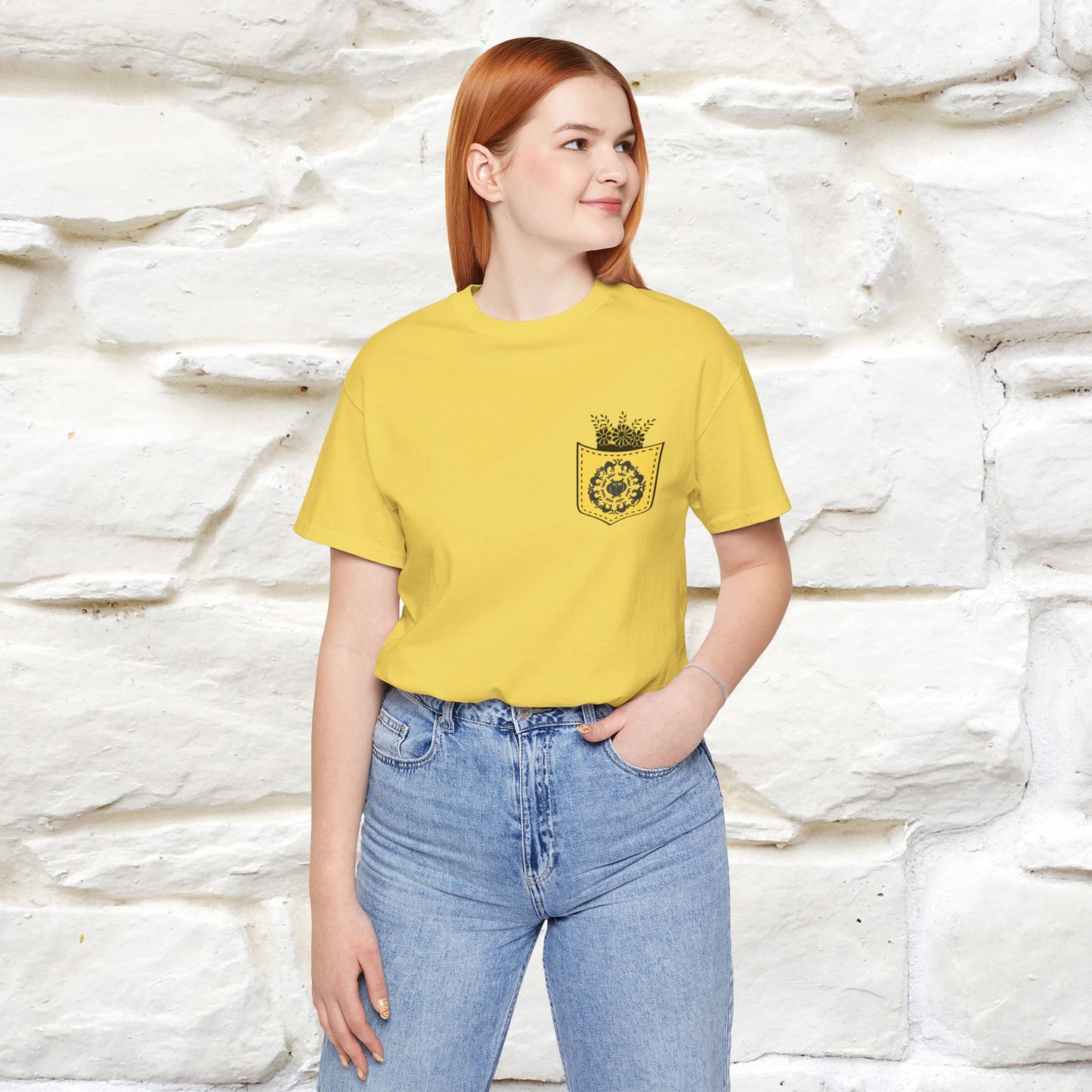 ''Black Cat Circle'' Cat T-Shirt Front and Back Design | Nunu&Miao Studio