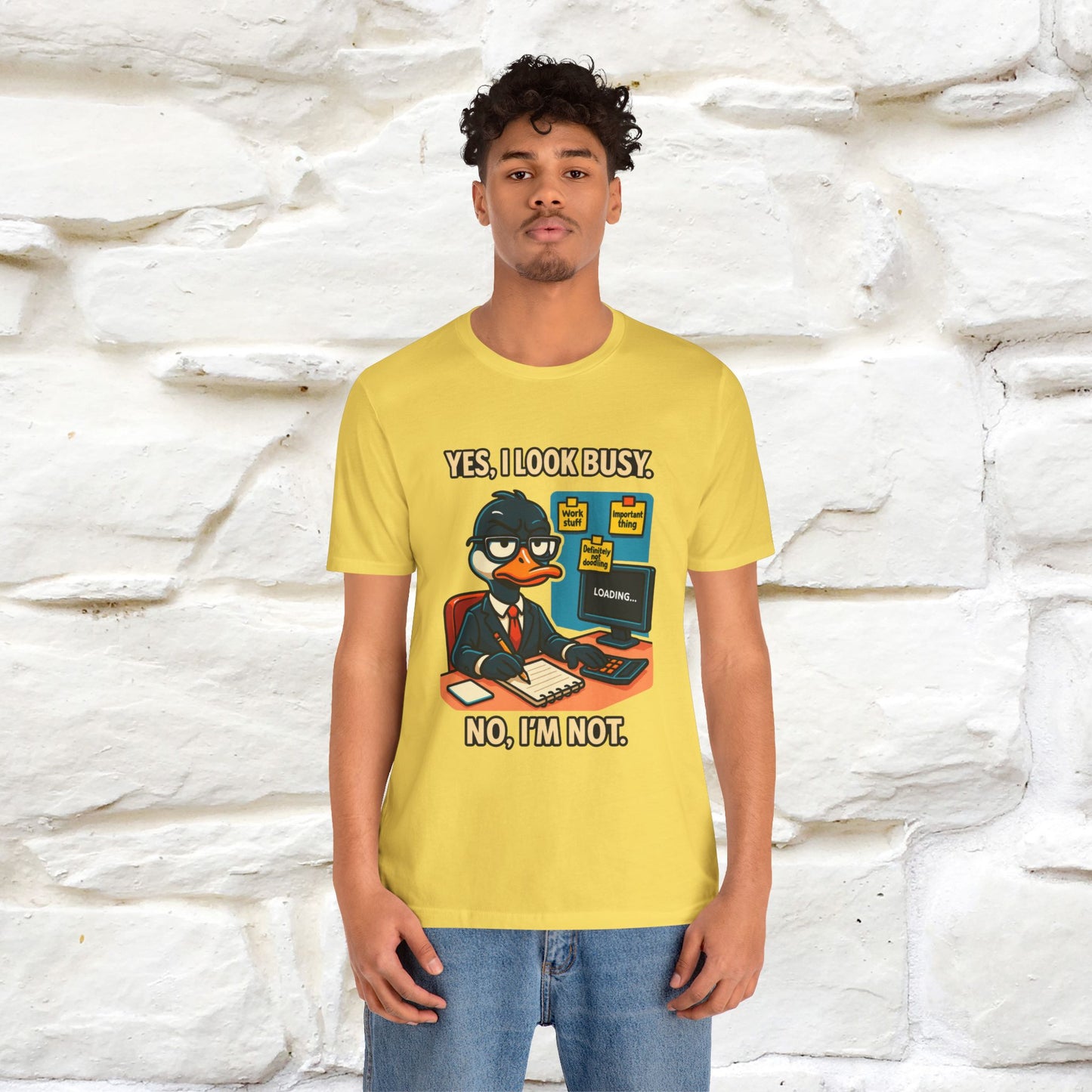 ''Yes, I Look Busy. No I'm Not.''| Sarcastic Cat T-Shirt | Nunu&Miao Studio