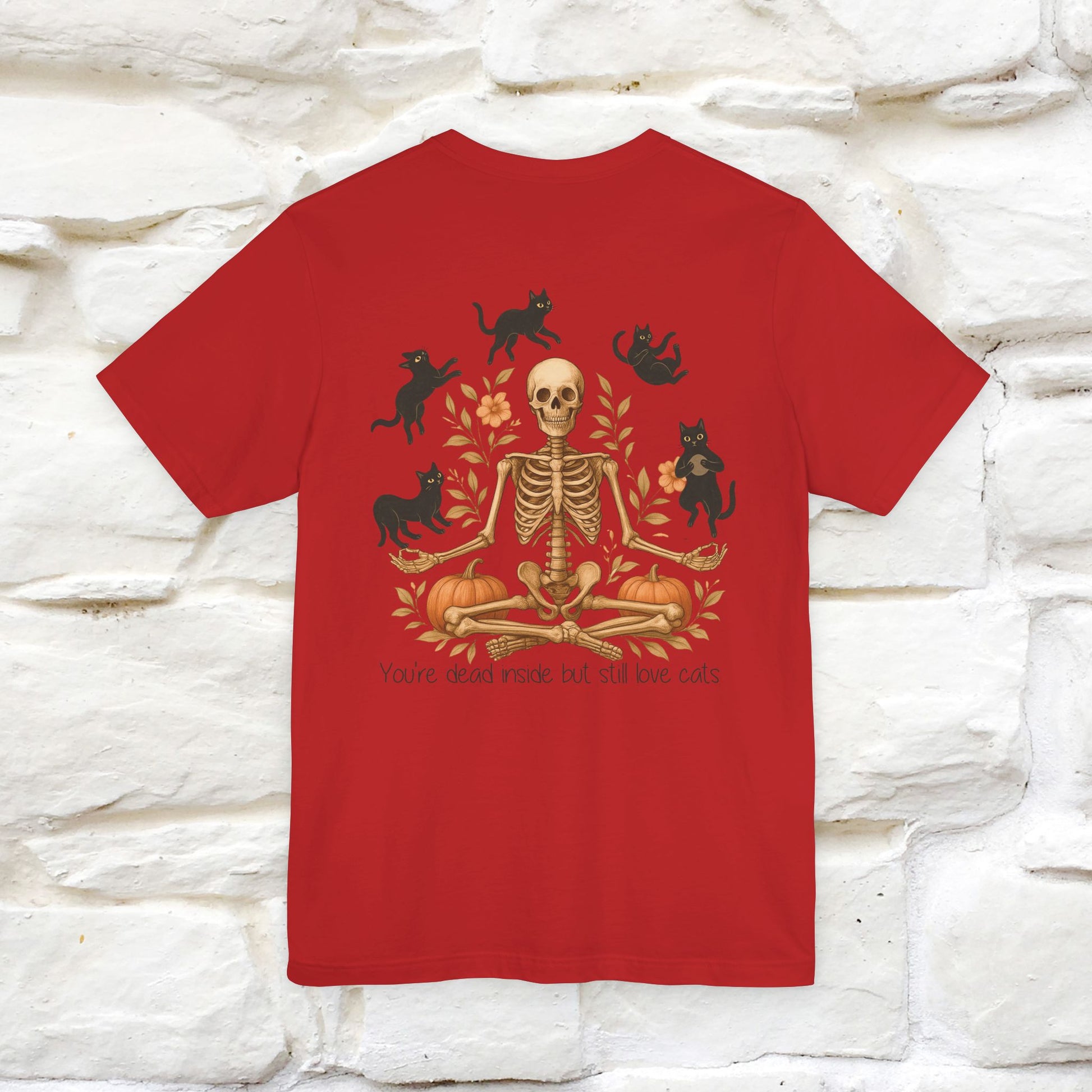 "You're Dead Inside But Still Love Cats " Halloween Cat T-shirt |Nunu&Miao Studio - Nunu&Miao Studio