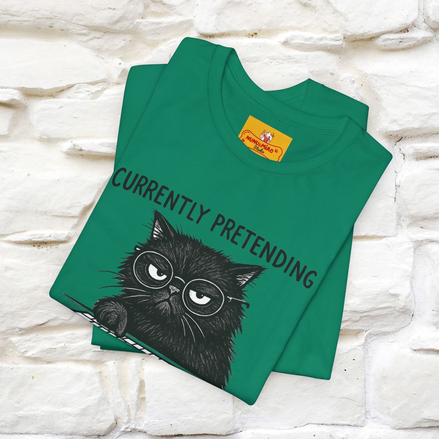 "Currently Pretending To Be Productive" |Cat T-Shirt | Nunu&Miao Studio