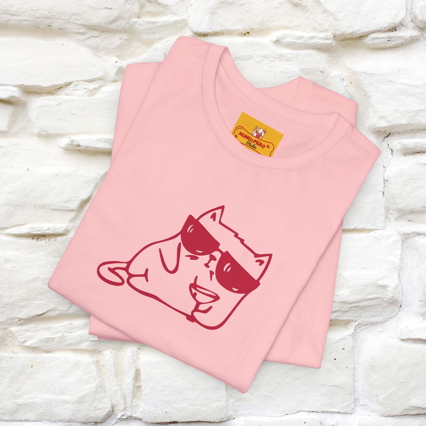 "I’m Happy, Which Often Looks Like Crazy" Cat T-Shirt| Front & Back Design | Nunu&Miao Studio