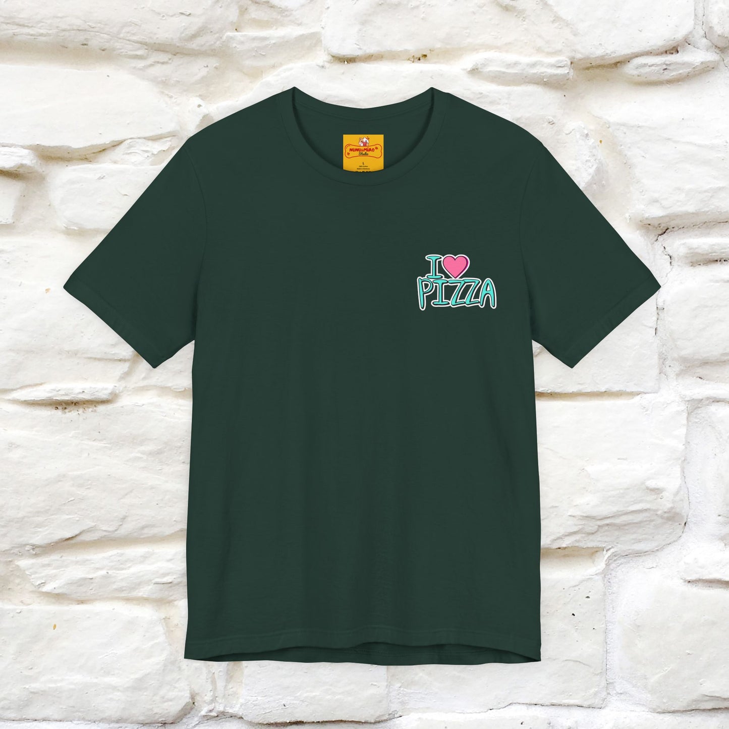 "I Love Pizza"| Cat T-shirt | Nunu&Miao Studio