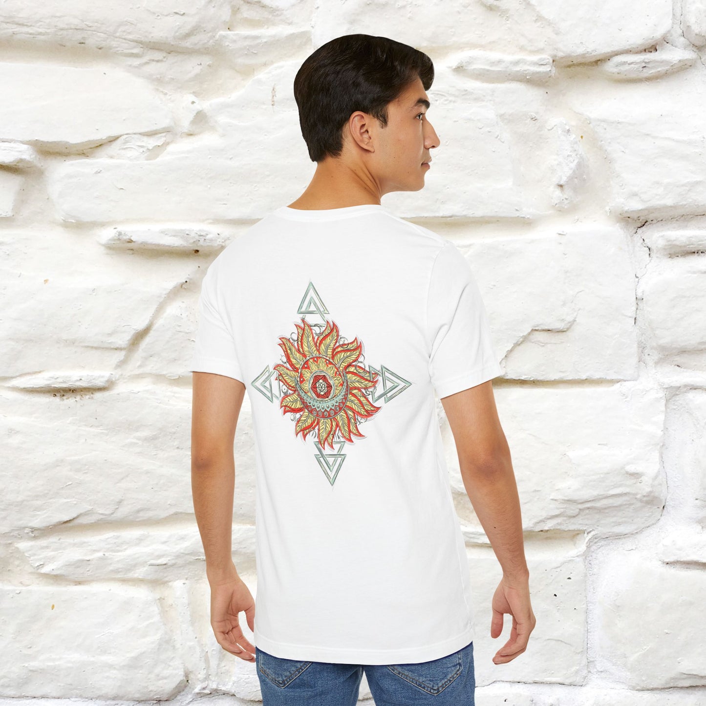"The Third Eye'' Cat T-Shirt Front and Back Design | Nunu&Miao Studio