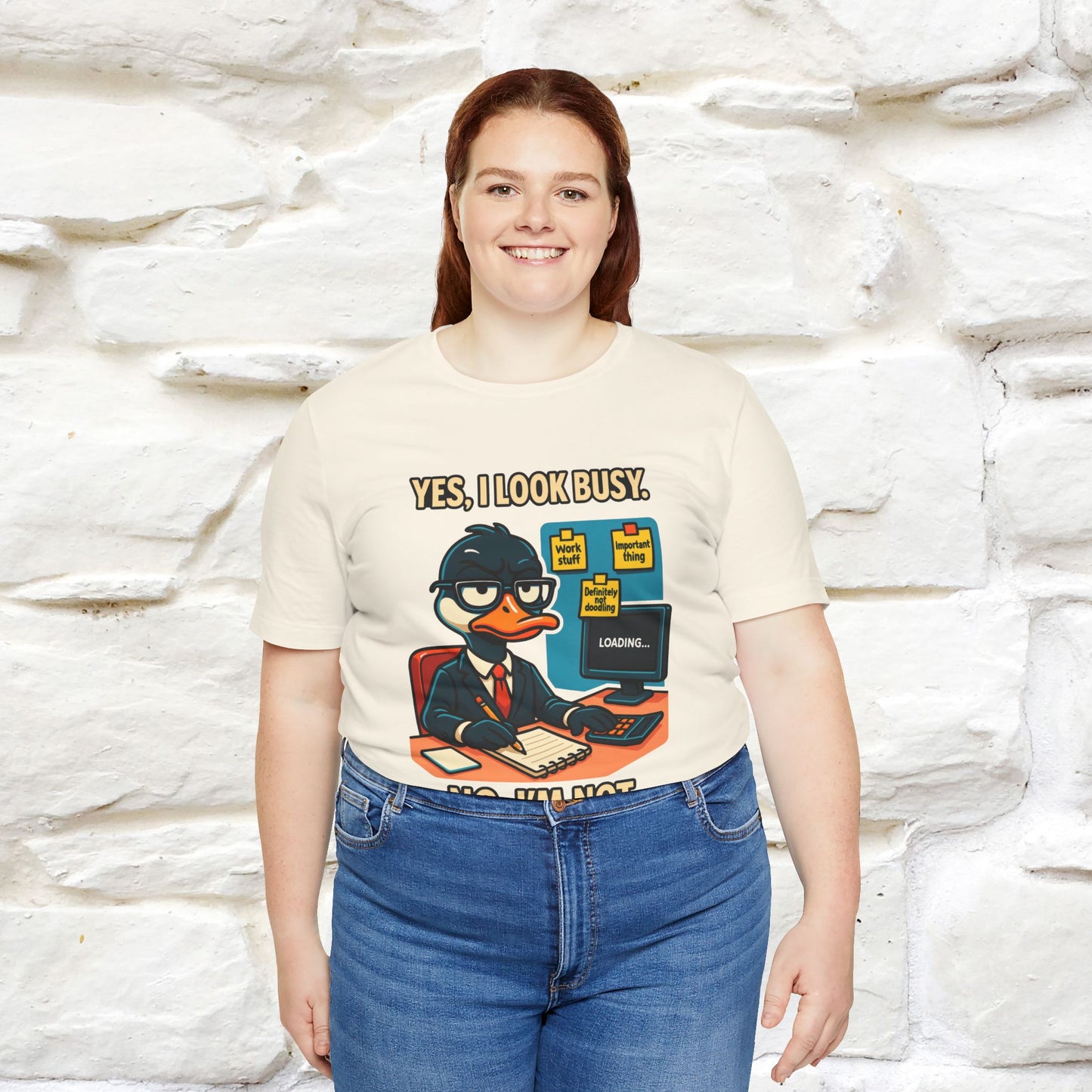 ''Yes, I Look Busy. No I'm Not.''| Sarcastic Cat T-Shirt | Nunu&Miao Studio